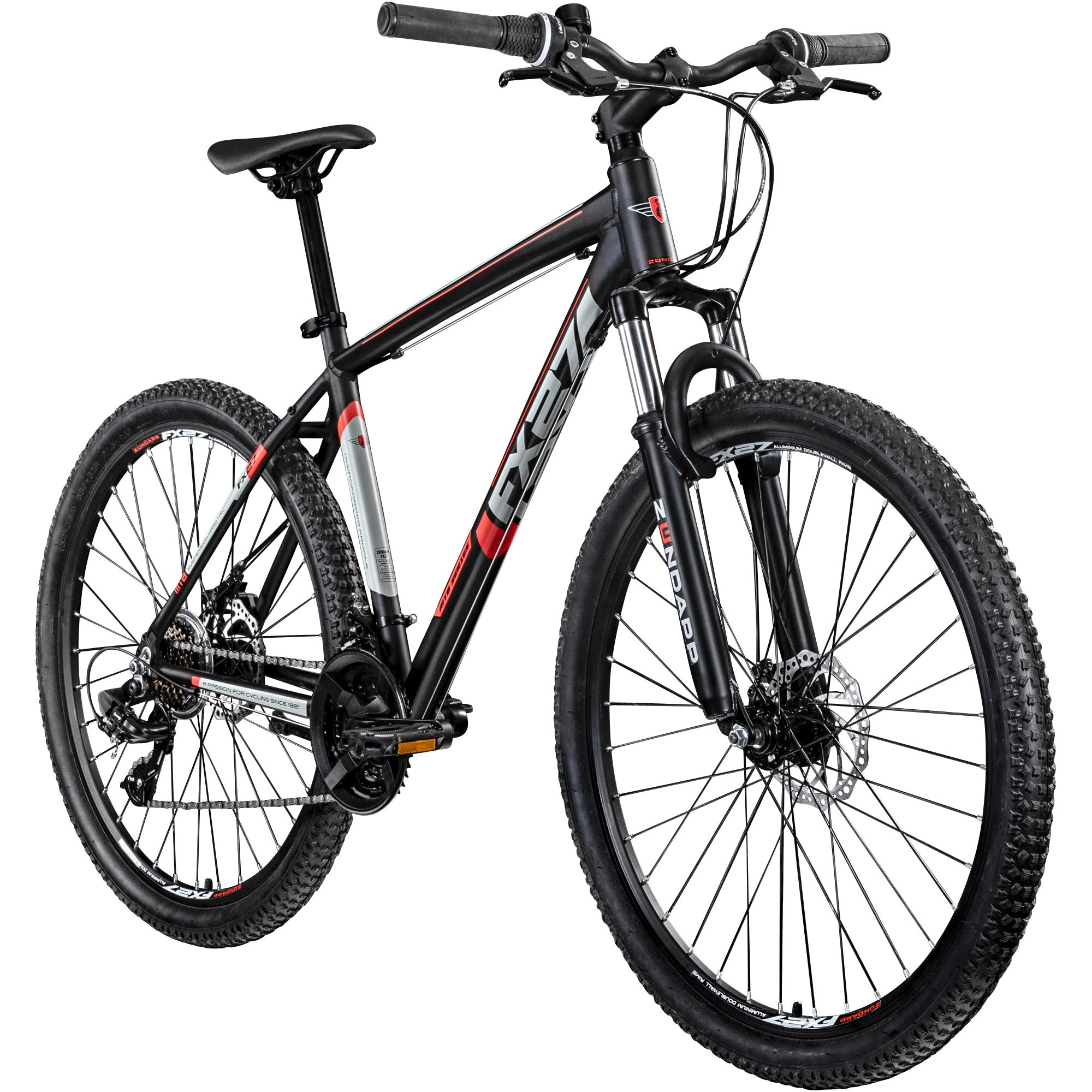 Z&uuml;ndapp FX27 Mountainbike 27,5 Zoll Hardtail 160 - 185 cm Fahrrad MTB 21 G&auml;nge 