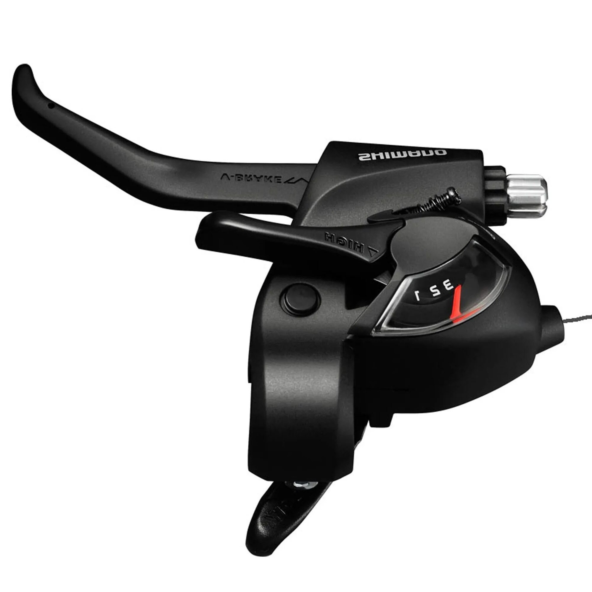 Shimano Tourney ST-EF41 Schalthebel Fahrrad EZ Fire Plus Fahrradschalthebel Schaltgriff Mountainbike MTB Kettenschaltung 3-fach links 