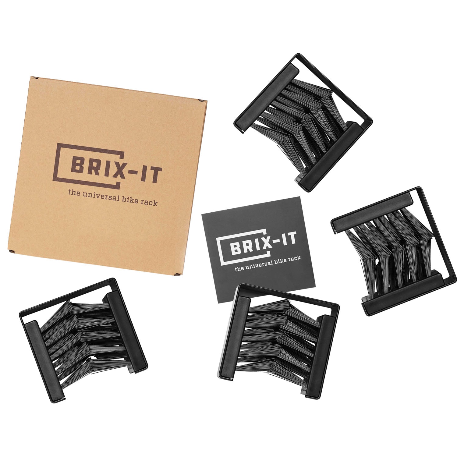 BRIX-IT Fahrrad Wandhalterung f&uuml;r Fahrr&auml;der und E Bikes Fahrradwandhalterung alle Gr&ouml;&szlig;en Fahrradhalterung Wand f&uuml;r Rennrad MTB Kinderrad 