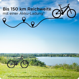Zündapp XFS E-Mountainbike für Damen und Herren ab 170 cm E Bike 27,5 Zoll EMTB Fully schwarz/rot 
