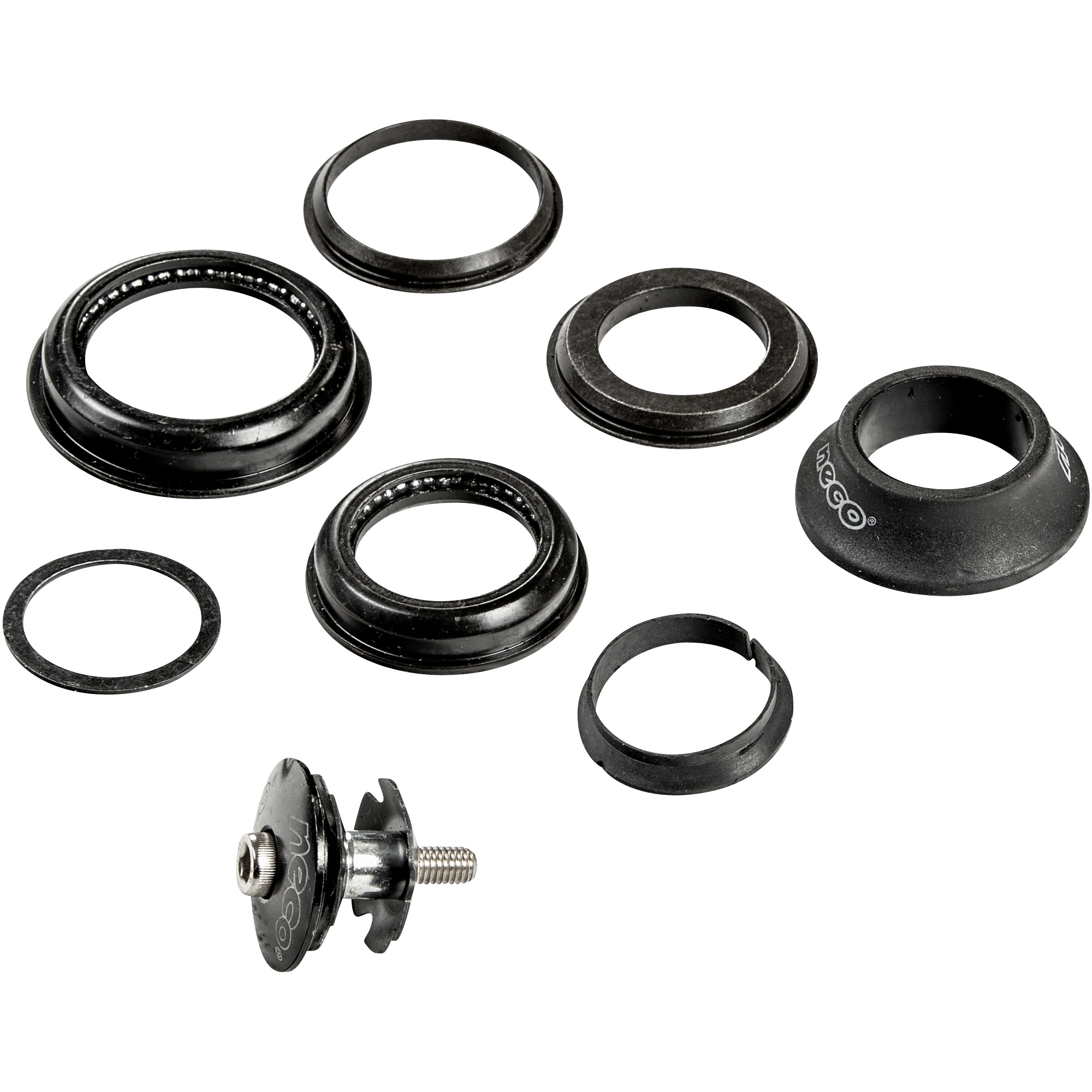 Z&uuml;ndapp Z801 Steuersatz Fahrrad 1 1/8 Zoll Lagersatz Steuerkopflager 9-teilig E Bike 