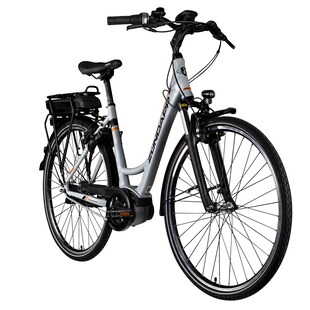 Zündapp X200 E Bike Damenfahrrad 155 - 180 cm Stadtrad Pedelec Bosch silber 