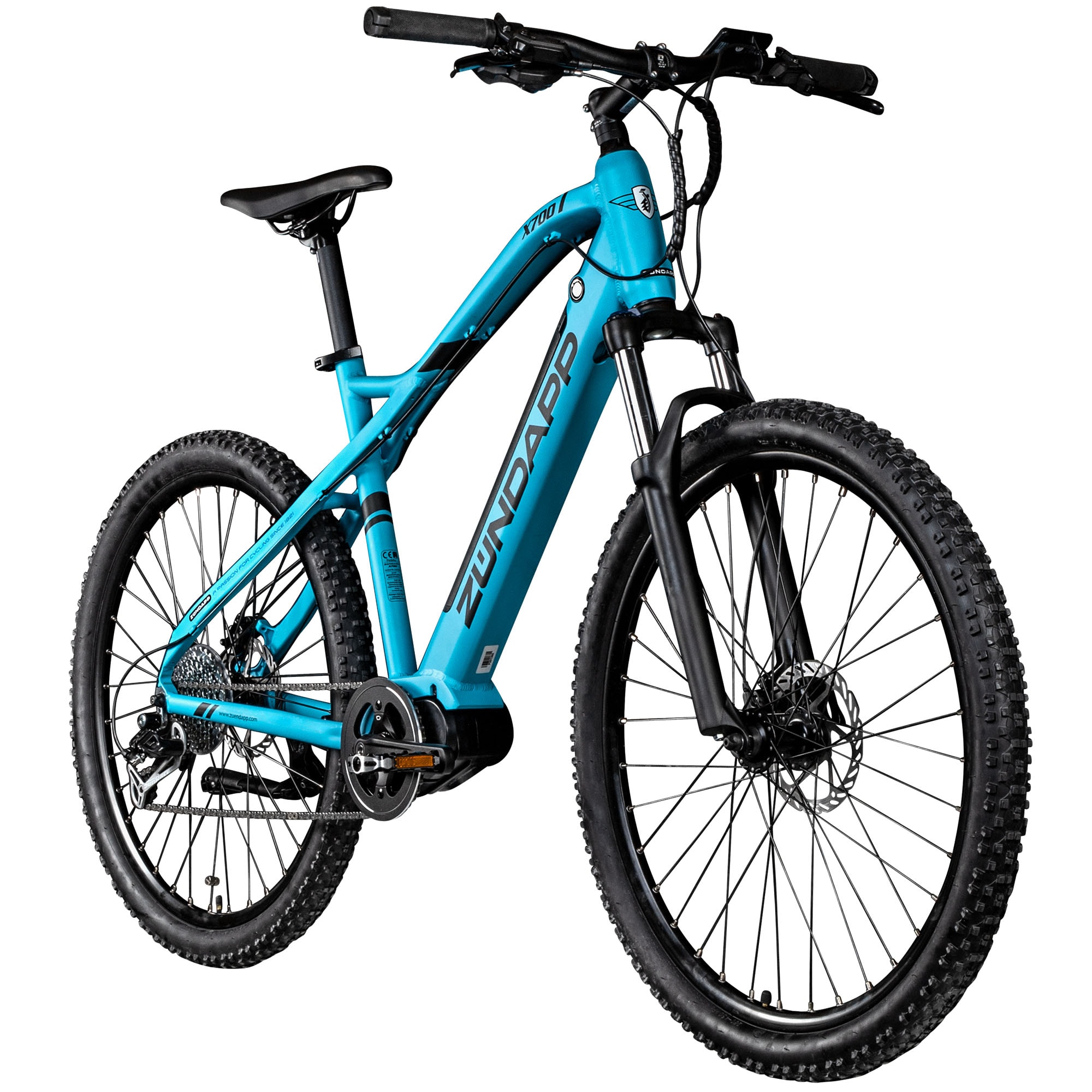 Z&uuml;ndapp X700 E Bike Mountainbike 27,5 Zoll blau 