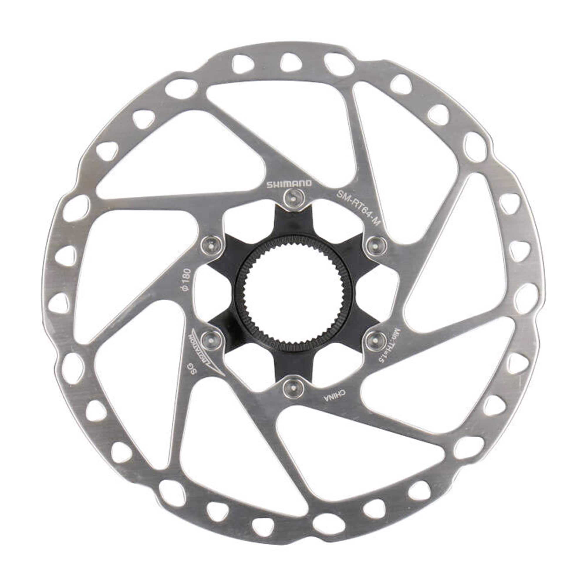 Shimano SM-RT64-M Bremsscheibe Fahrrad MTB Trekking f&uuml;r Scheibenbremse Fahrradbremse 180 mm 