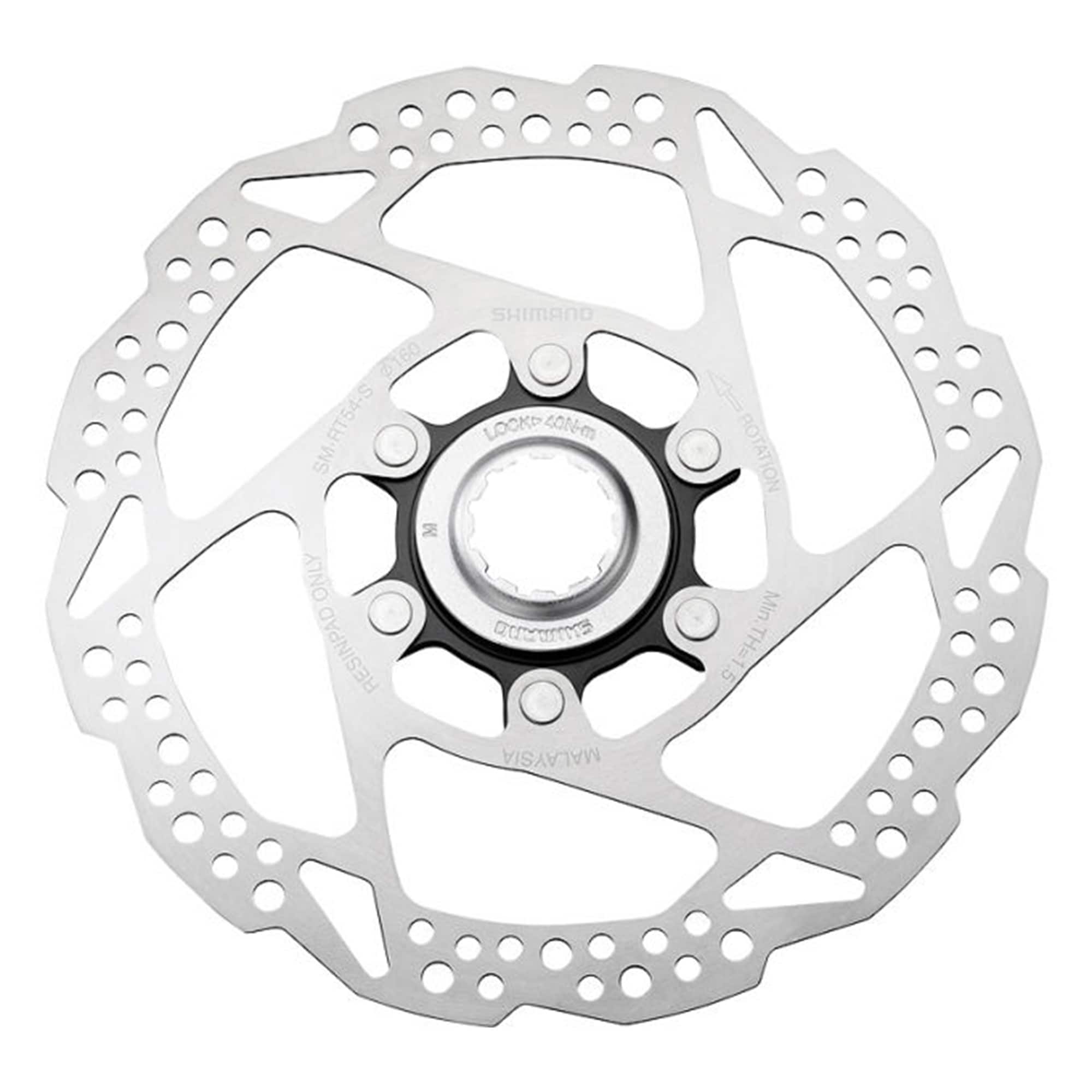 Shimano SM-RT54 Bremsscheibe 160 mm 180 mm 6 Loch Center-Lock Scheibenbremse Bremse Fahrradbremse Fahrradbremsscheibe 