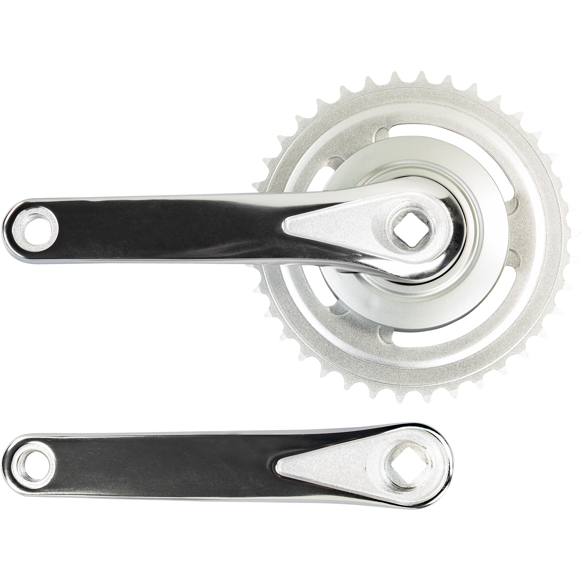 Z&uuml;ndapp Green 2.7 / Green 3.7 Kurbel 1-fach 38 Z&auml;hne 170 mm Kurbelgarnitur Fahrradkurbel Kettenradgarnitur 