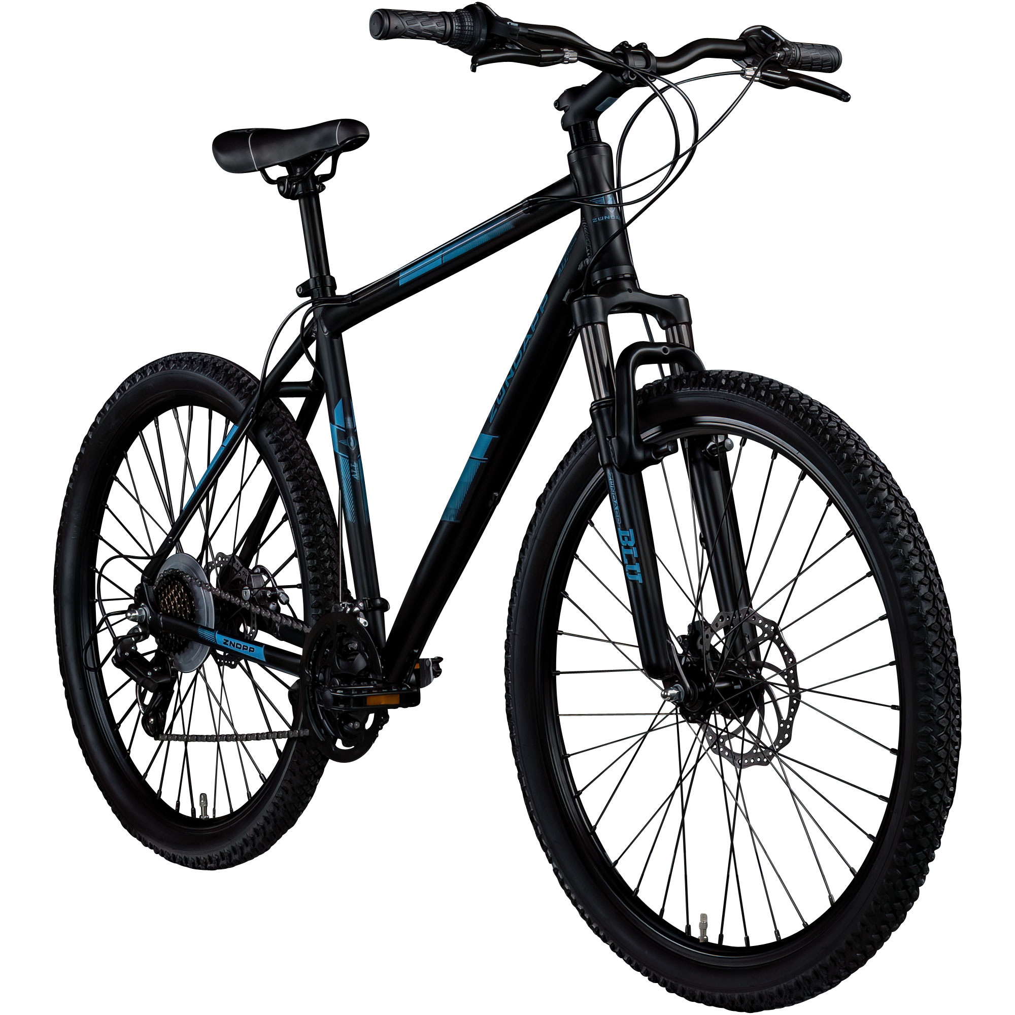 Z&uuml;ndapp Blue 4.0 Mountainbike Hardtail 27,5 Zoll Fahrrad 175 - 180 cm mit 21 G&auml;ngen 
