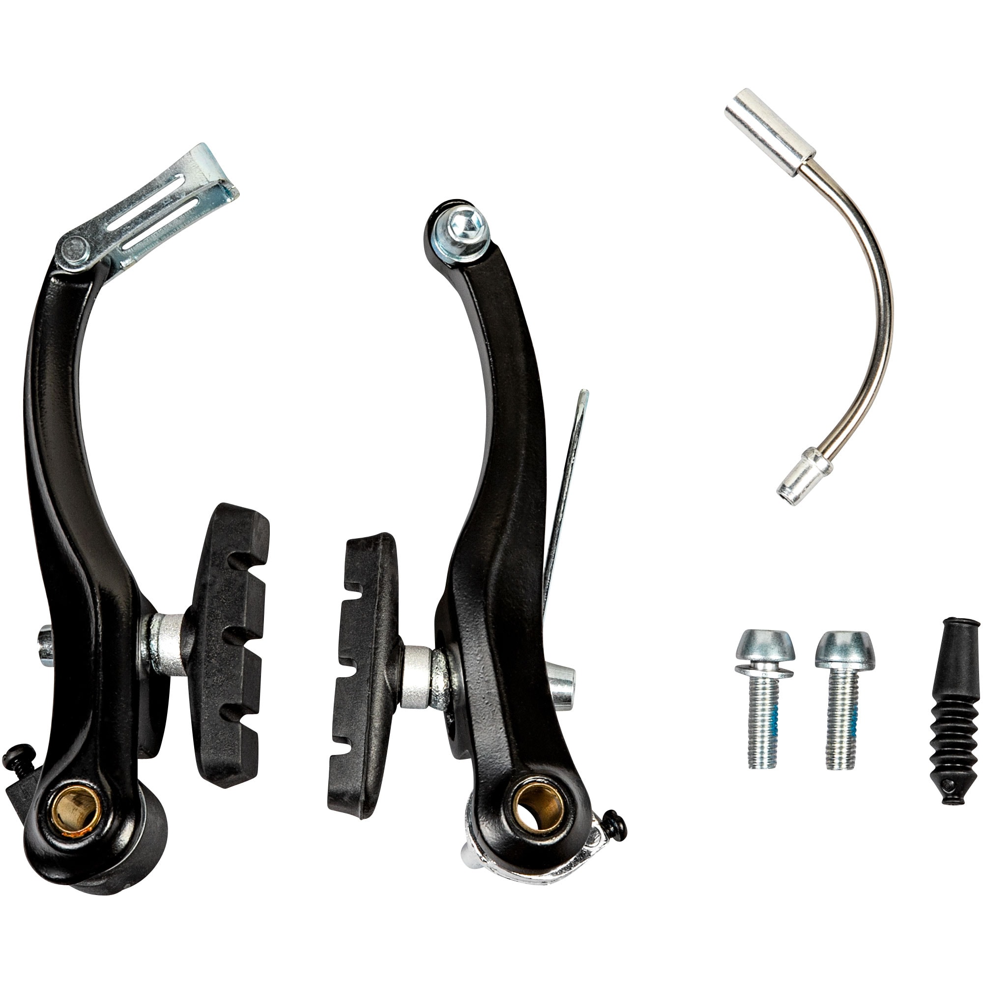 Z&uuml;ndapp Z101 Fahrradbremse V-Brake Alu Fahrrad Bremsen mit Bremsbel&auml;gen Felgenbremse Green 1.0 E Bike Klapprad 