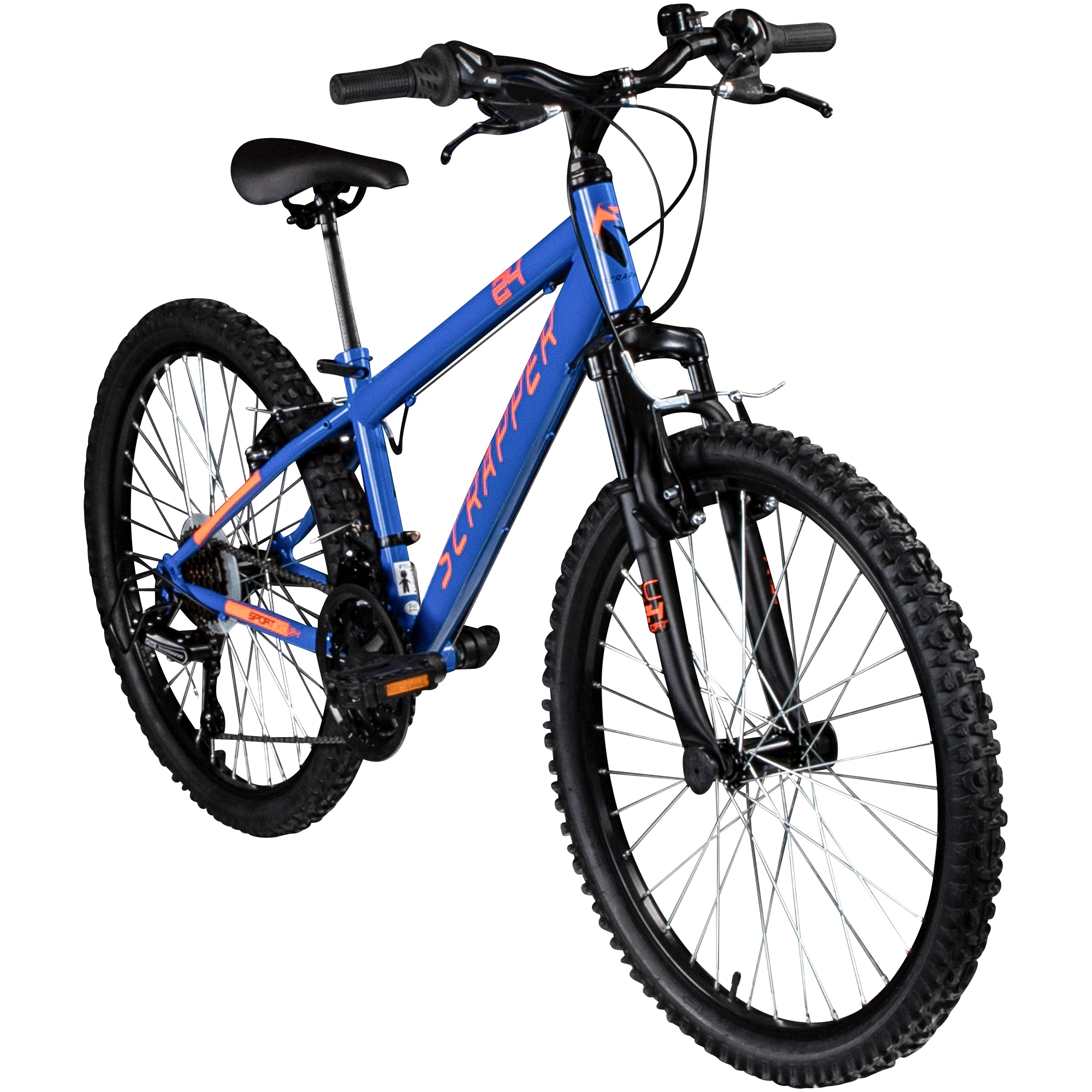 Scrapper XC SPORT 24 2.1 BT Mountainbike Hardtail 24 Zoll Jugend Fahrrad 18 Gang 