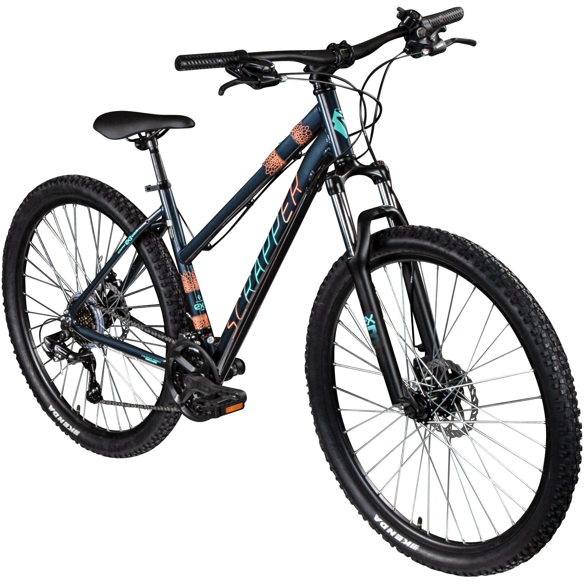 Scrapper 27.5 EXALTA 3.2 Mountainbike Herren oder Damen 27,5 Zoll Hardtail MTB Fahrrad 170 - 185 cm mit 21 Gang Schaltung 