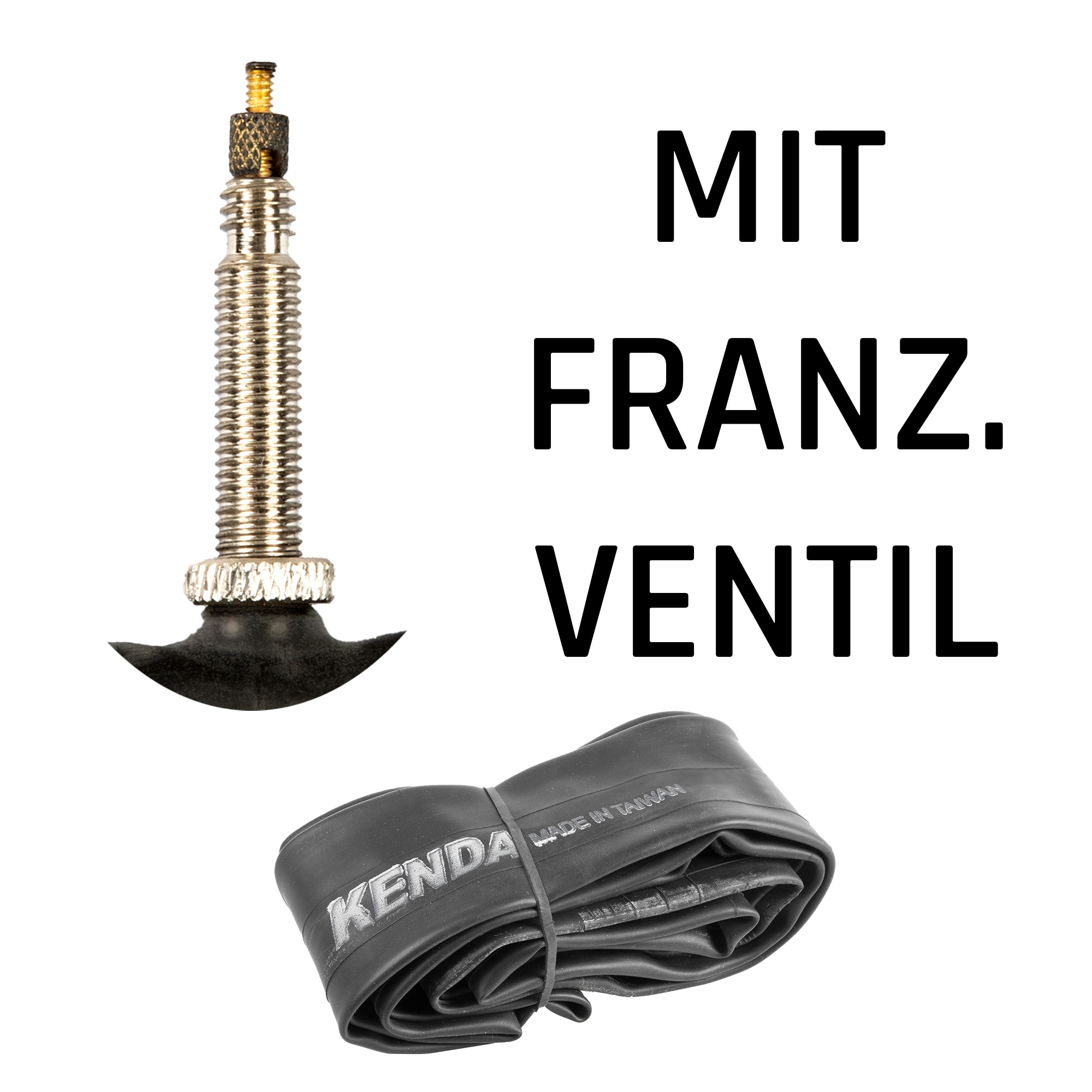 Kenda 12 - 29 Zoll Fahrrad Schlauch Fahrradschlauch Fahrradschl&auml;uche AV DV FV Autoventil Schraderventil Franz&ouml;sisches Ventil Sclaverand Dunlop universal Schlauch 