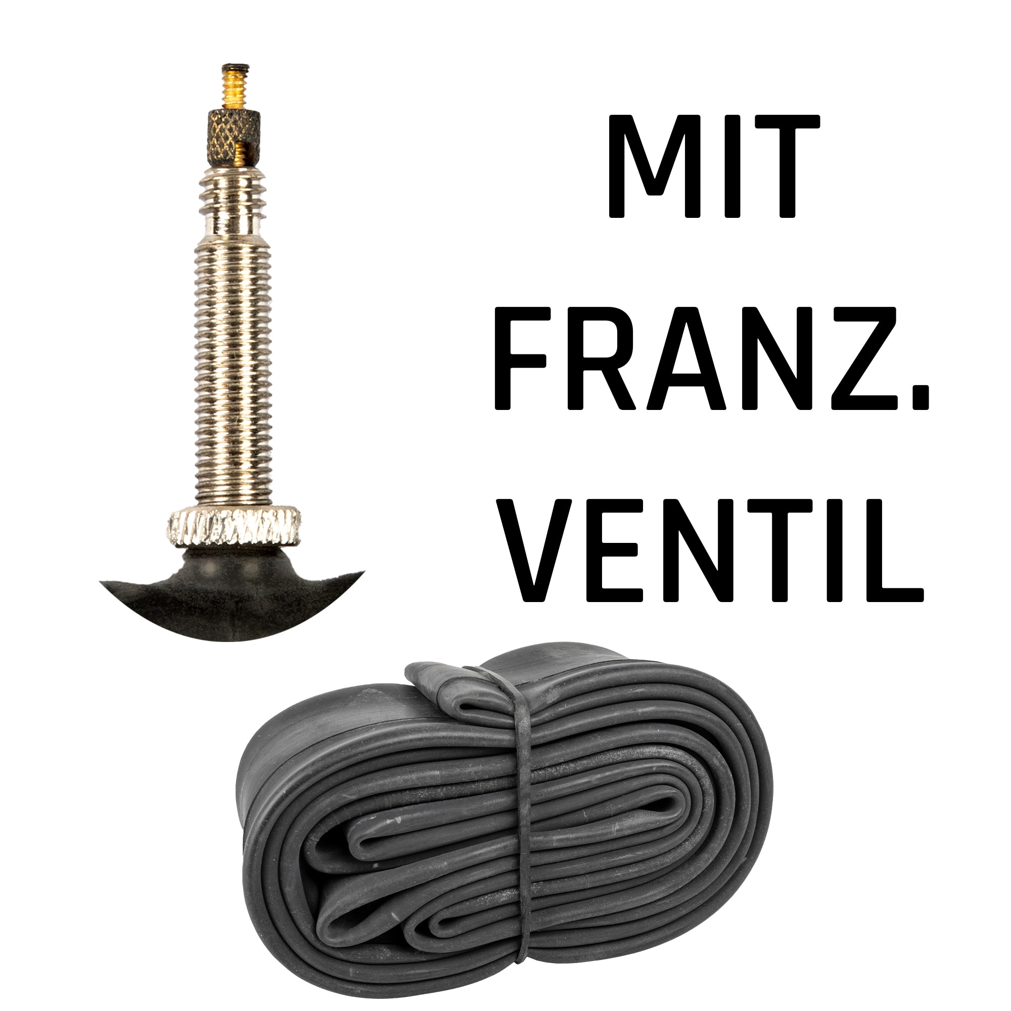 Kujo Fahrradschlauch 12 - 28 Zoll Fahrrad Schlauch Fahrradschl&auml;uche AV FV Autoventil Schraderventil Franz&ouml;sisches Ventil Sclaverand universal Schlauch 