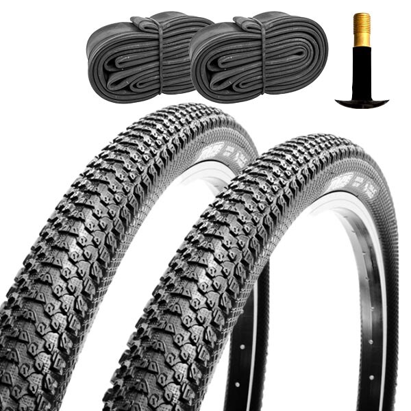 Maxxis Pace Fahrradreifen All Terrain MTB SET 2 Reifen 2 Schl&auml;uche AV 26 x 2,1 Zoll 
