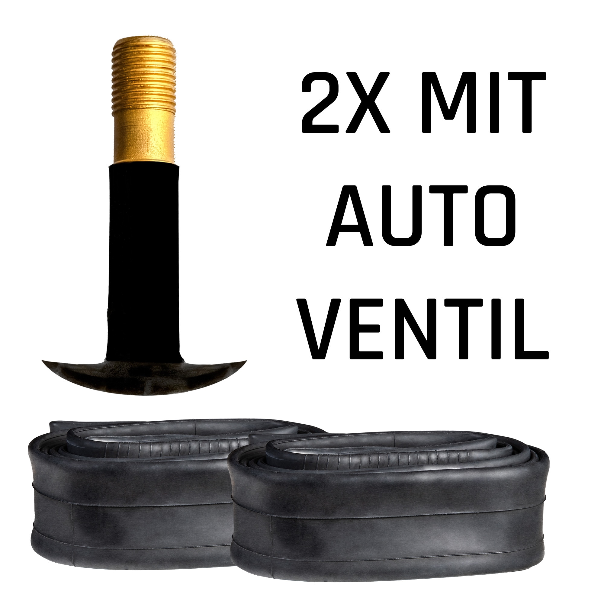 Fahrradschlauch 20 - 28 Zoll Auto Schrader Franz&ouml;sisches Ventil 