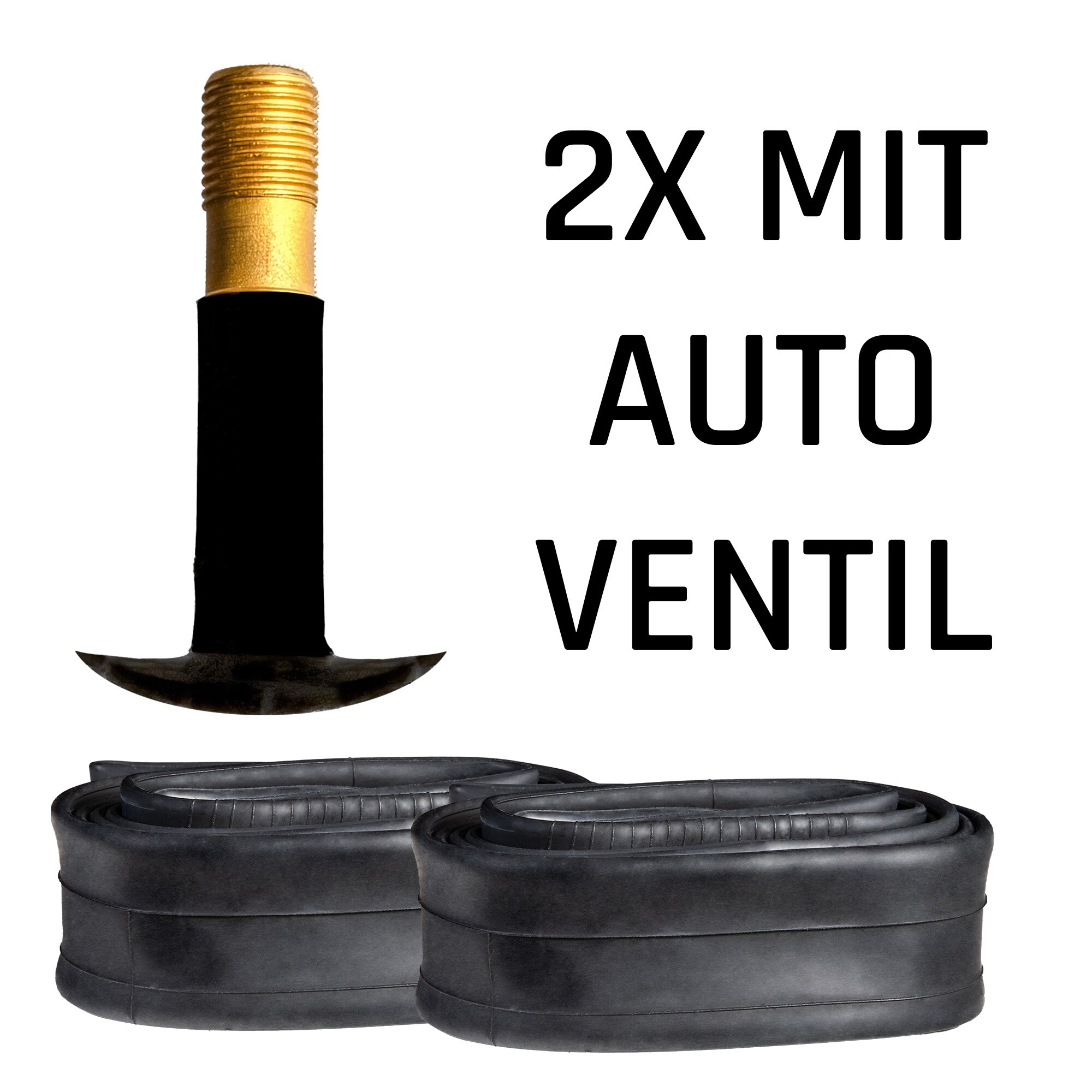 Fahrradschlauch 20 - 28 Zoll Auto Schrader Franz&ouml;sisches Ventil 