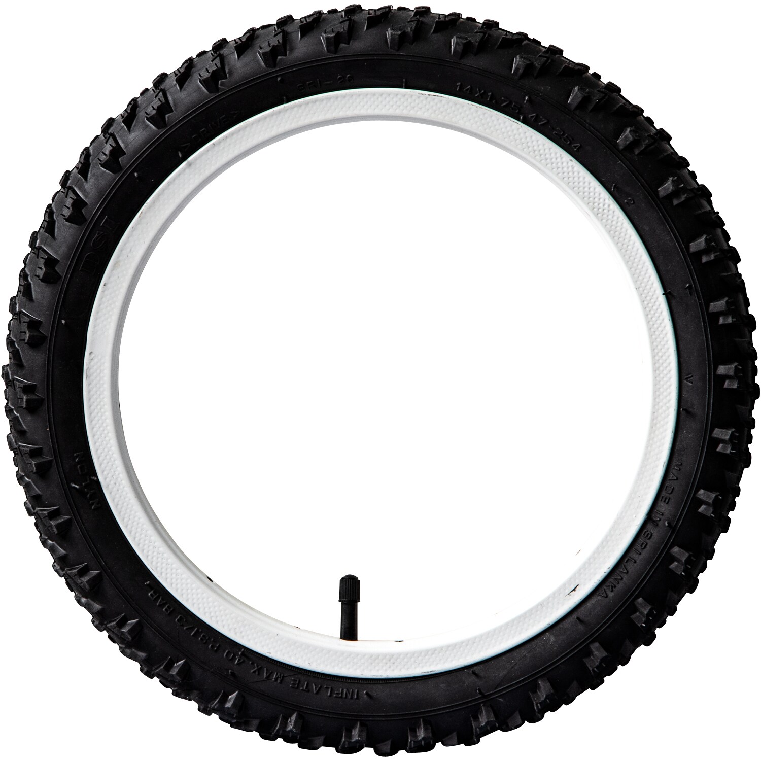 DSI Fahrradreifen MTB mit oder ohne Schlauch AV FV Fahrrad Reifen 14 - 29 Zoll Fahrradschlauch Jugendrad Mountainbike mit Stollenprofil