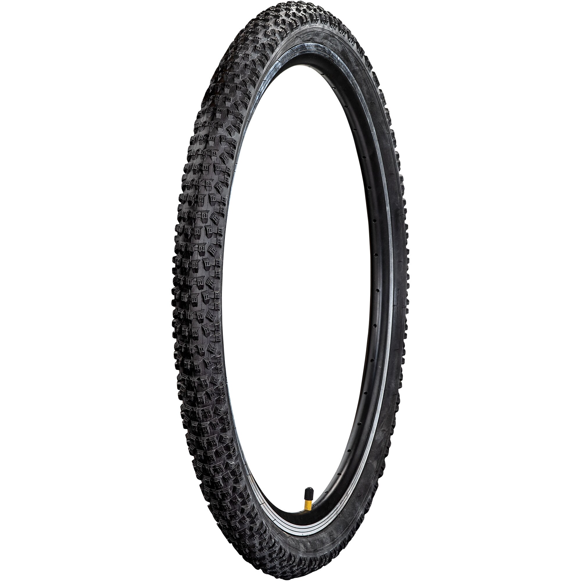 MTraxx Fahrradreifen Mountainbike Fahrrad MTB 1 Reifen schwarz 24 x 2,1" 