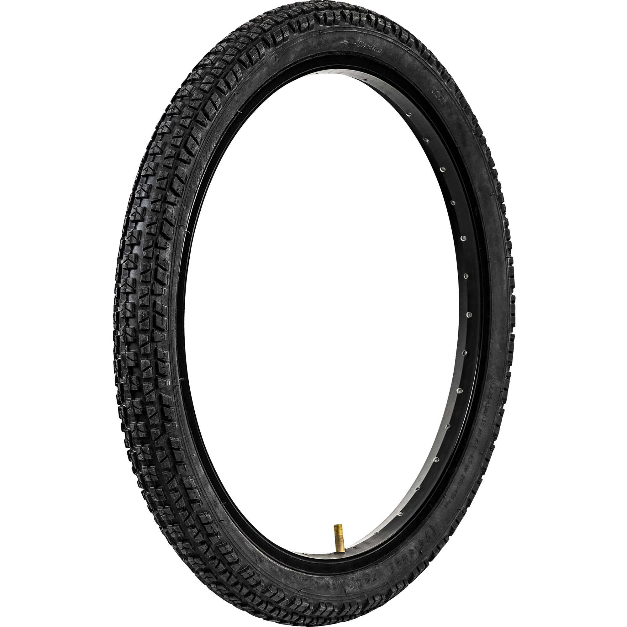 MTF BMX Fahrradreifen 20 Zoll 1 Reifen 20 x 2,125" schwarz Stollenprofil 