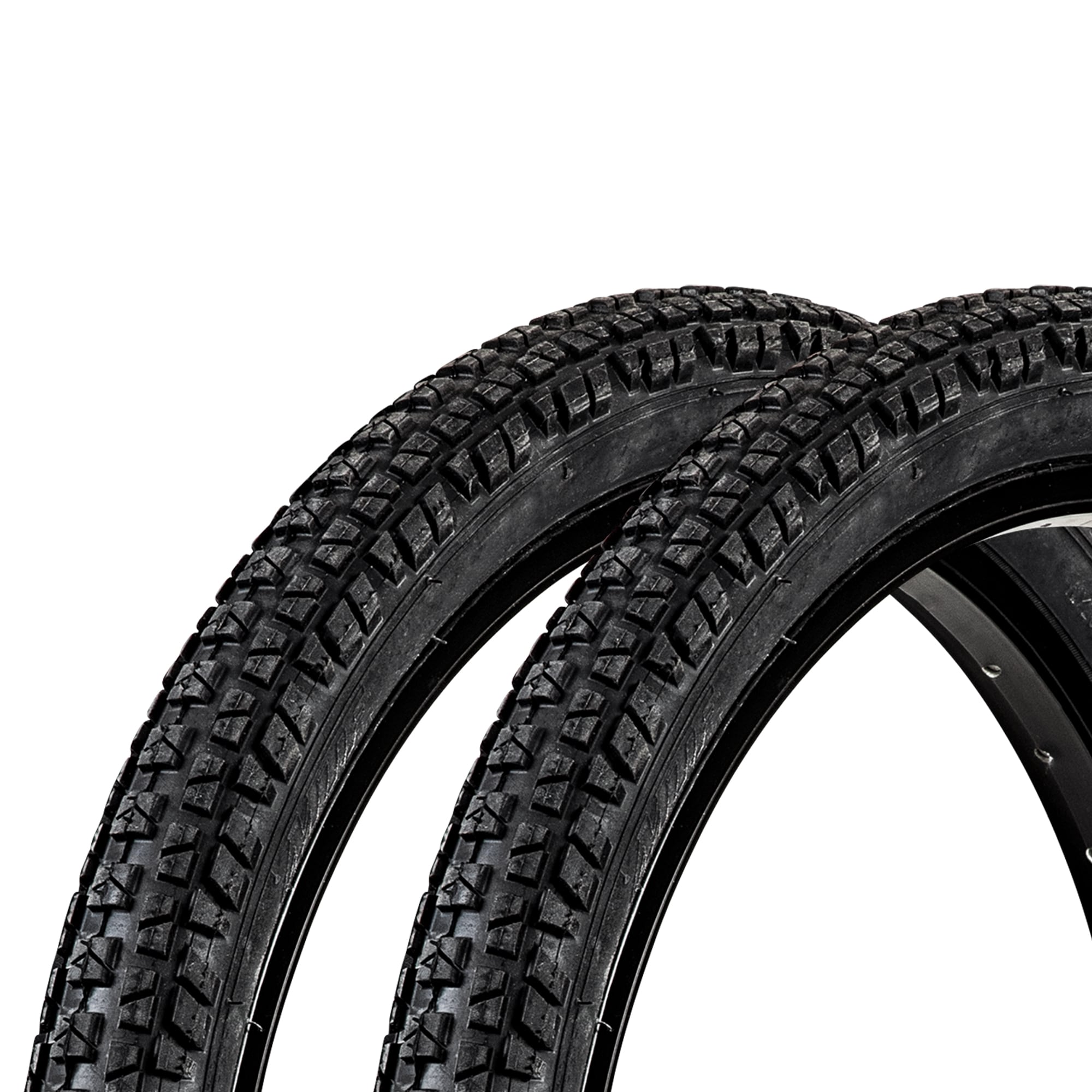 MTF BMX Fahrradreifen 20 Zoll 2 Reifen 20 x 2,125" schwarz Stollenprofil 