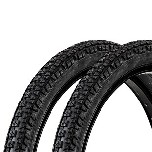 MTF BMX Fahrradreifen 20 Zoll 2 Reifen 20 x 2,125" schwarz Stollenprofil 