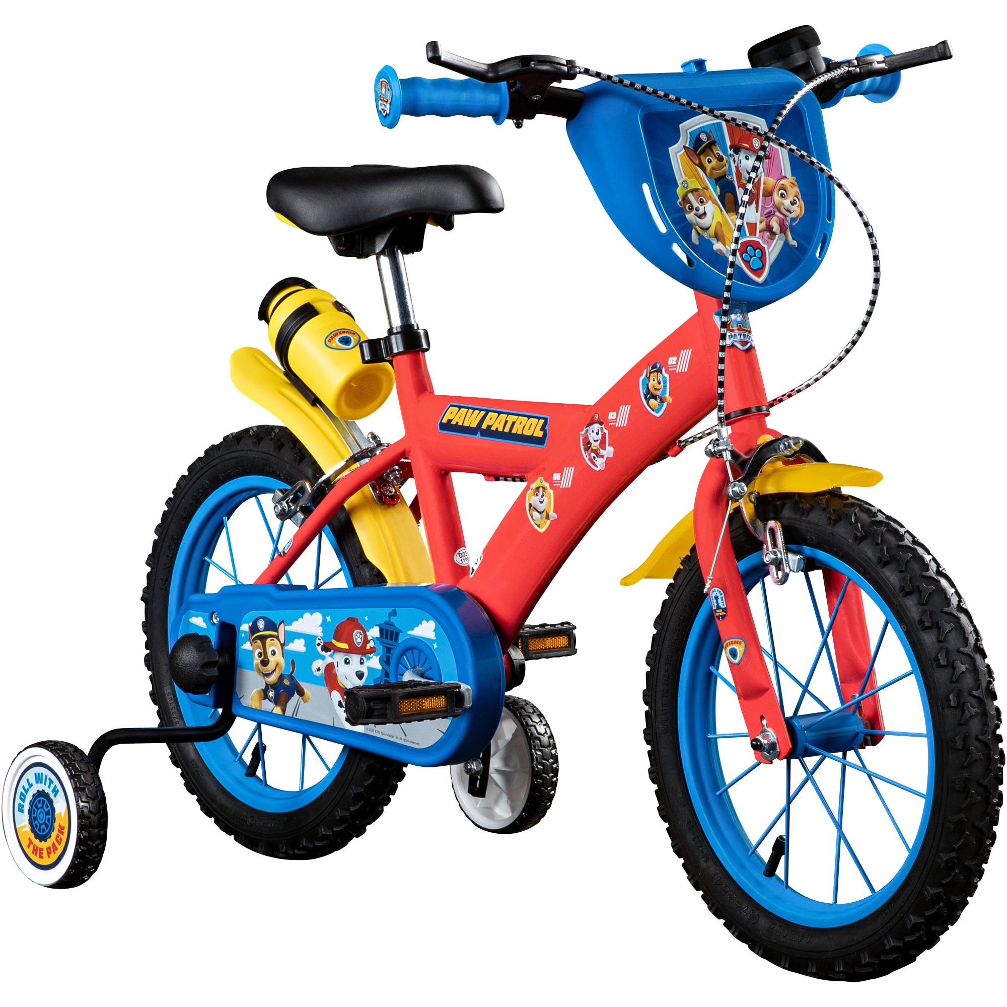 Paw Patrol Kinderfahrrad 16 Zoll Fahrrad ab 4 Jahre 105 - 120 cm 