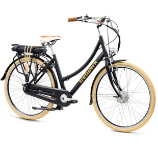 Tretwerk Aurora E Bike Damen 28 Zoll Elektrofahrrad 165 - 185 cm retro Hollandrad E Damenfahrrad 
