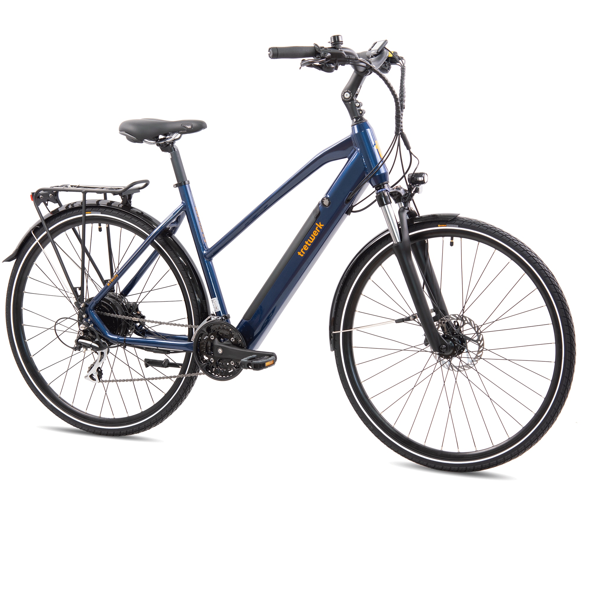 Tretwerk Seville 5.0 E Bike 28 Zoll Trekkingrad Damen 160 - 180 cm Elektrofahrrad 418 Wh 
