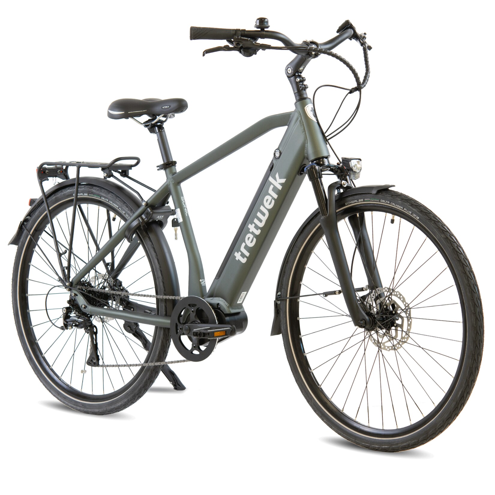 Sonic Pedelec 28 Zoll E Bike Trekkingrad 160 - 180 cm Elektrofahrrad Trekking änge grün