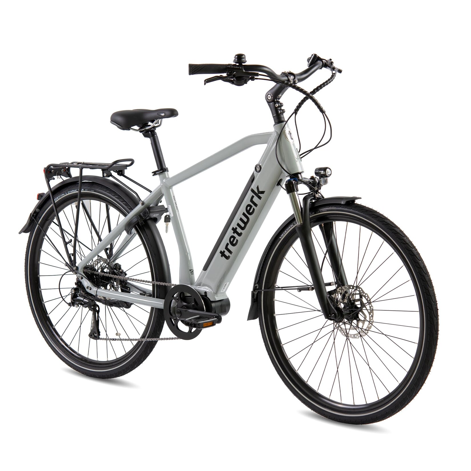 Sonic Pedelec 28 Zoll E Bike Trekkingrad 160 - 180 cm Elektrofahrrad Trekking änge grau
