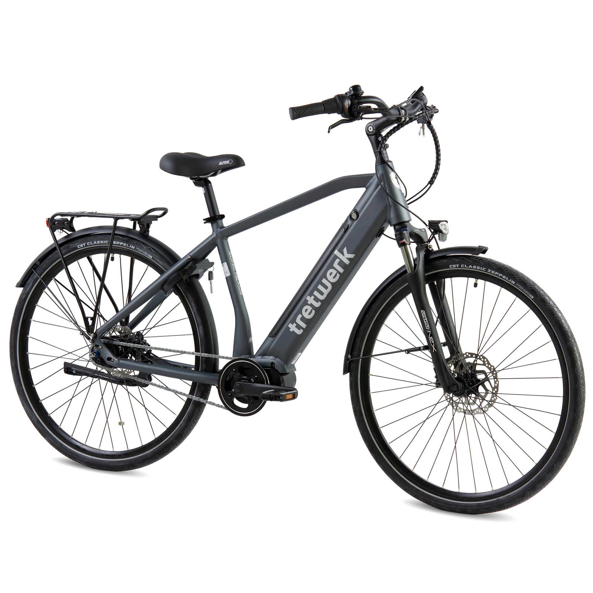 Tretwerk Sonic Nexus E Bike 28 Zoll Trekkingrad Damen Herren Elektrofahrrad 