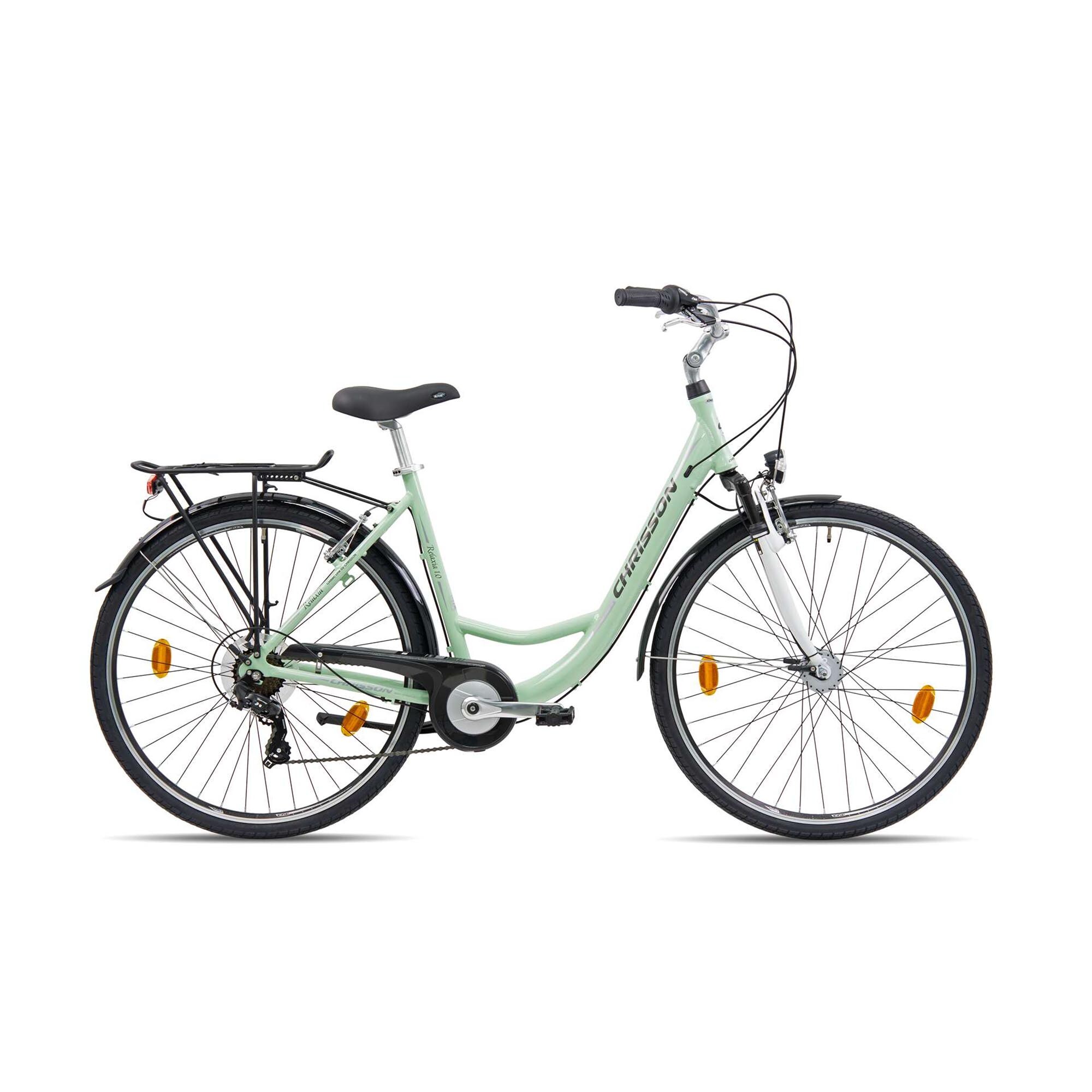 Chrisson Relaxa 1.0 Damenfahrrad 28 Zoll Hollandrad 155 - 175 cm Stadtrad 7 G&auml;nge gr&uuml;n 