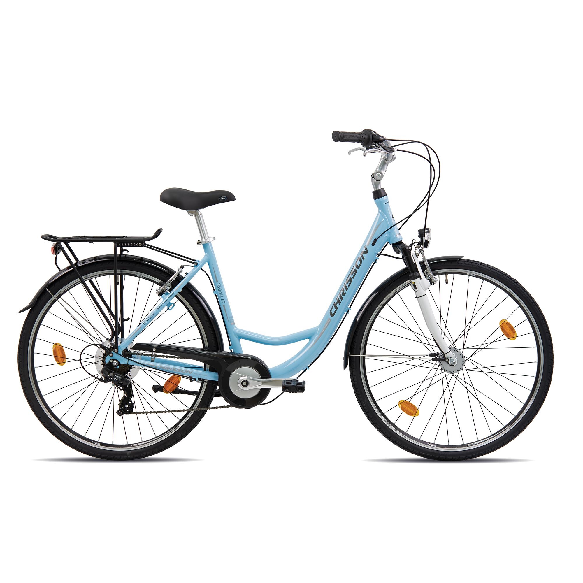 Chrisson Relaxa 1.0 Damenfahrrad 28 Zoll Hollandrad 155 - 175 cm Stadtrad 7 G&auml;nge hellblau 