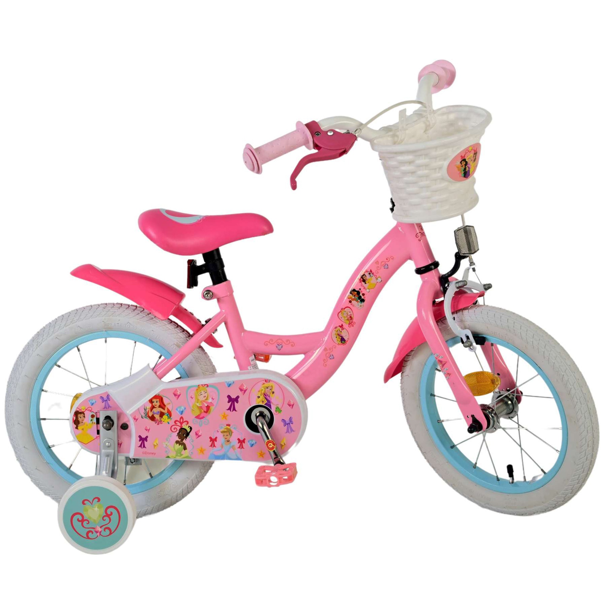 Disney Princess Kinderfahrrad 14 Zoll M&auml;dchen Jungen 100 - 115 cm ab 3,5 Jahre Kinder Fahrrad 