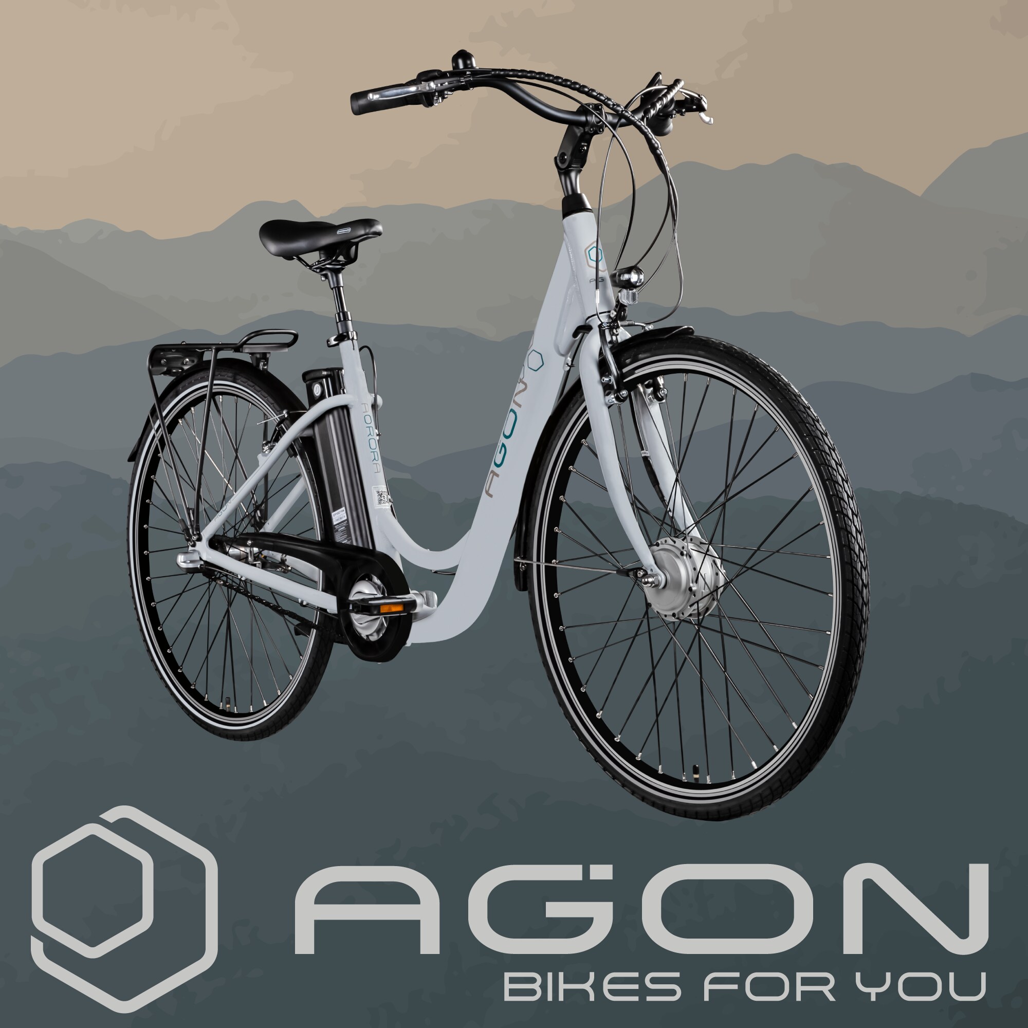 Tretwerk Aurora E-Bike 28 Zoll - City Pedelec Mit 522Wh Akku & 7 Gang Schaltung