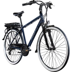 REFURBISHED – Agon Avesa E Bike Trekkingrad Damen Herren ab 155 cm mit Nabenmotor Pedelec Trekking Fahrrad mit 21 Gang und Beleuchtung StVZO 