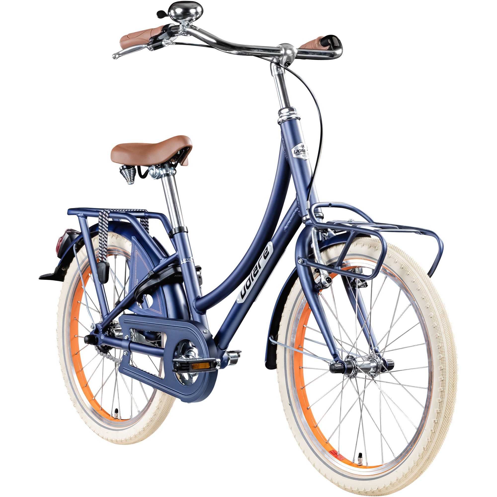 Volare Classic Oma 20 Zoll Kinderfahrrad Jugendfahrrad ab ca. 6 Jahren M&auml;dchen Jungen 120 - 135 cm 1 Gang Schaltung R&uuml;cktrittbremse 