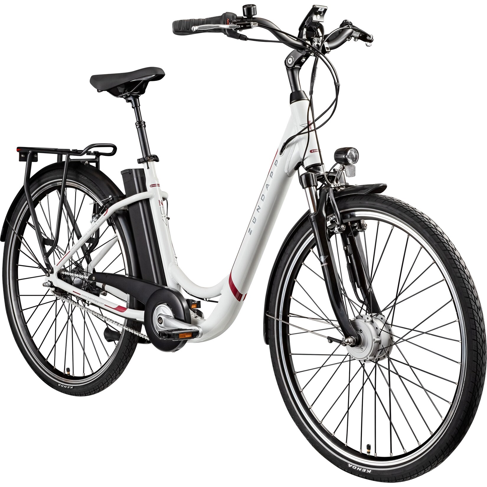 Zündapp "Z517" 7 Gang Nabenschaltung Frontmotor 250 W E Bike Damenfahrrad 28 Zoll 155 - 190 cm mit 7 Gang Nabenschaltung