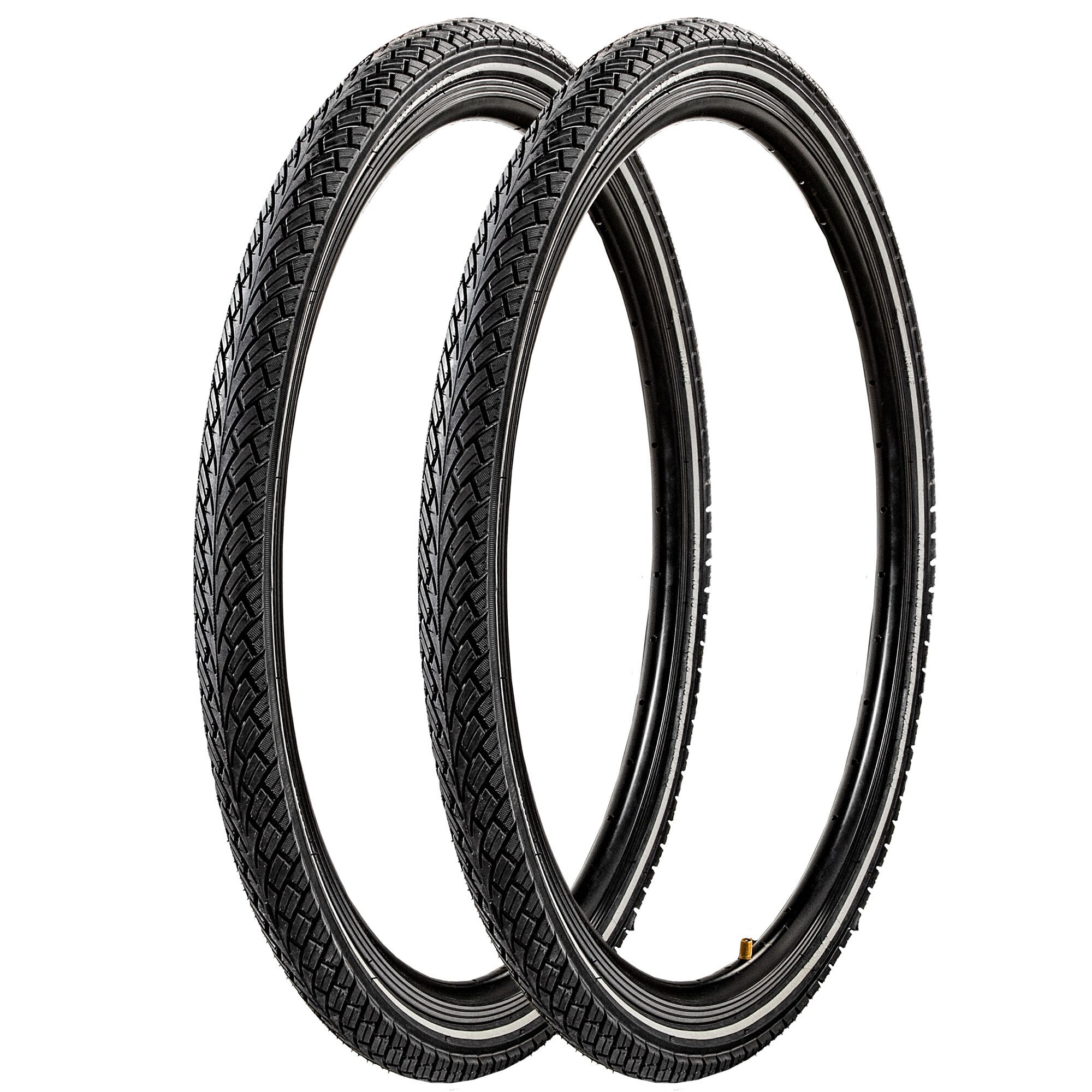 Z&uuml;ndapp Fahrradreifen Trekking City 2 Reifen schwarz Reflex 26 x 1,75" 