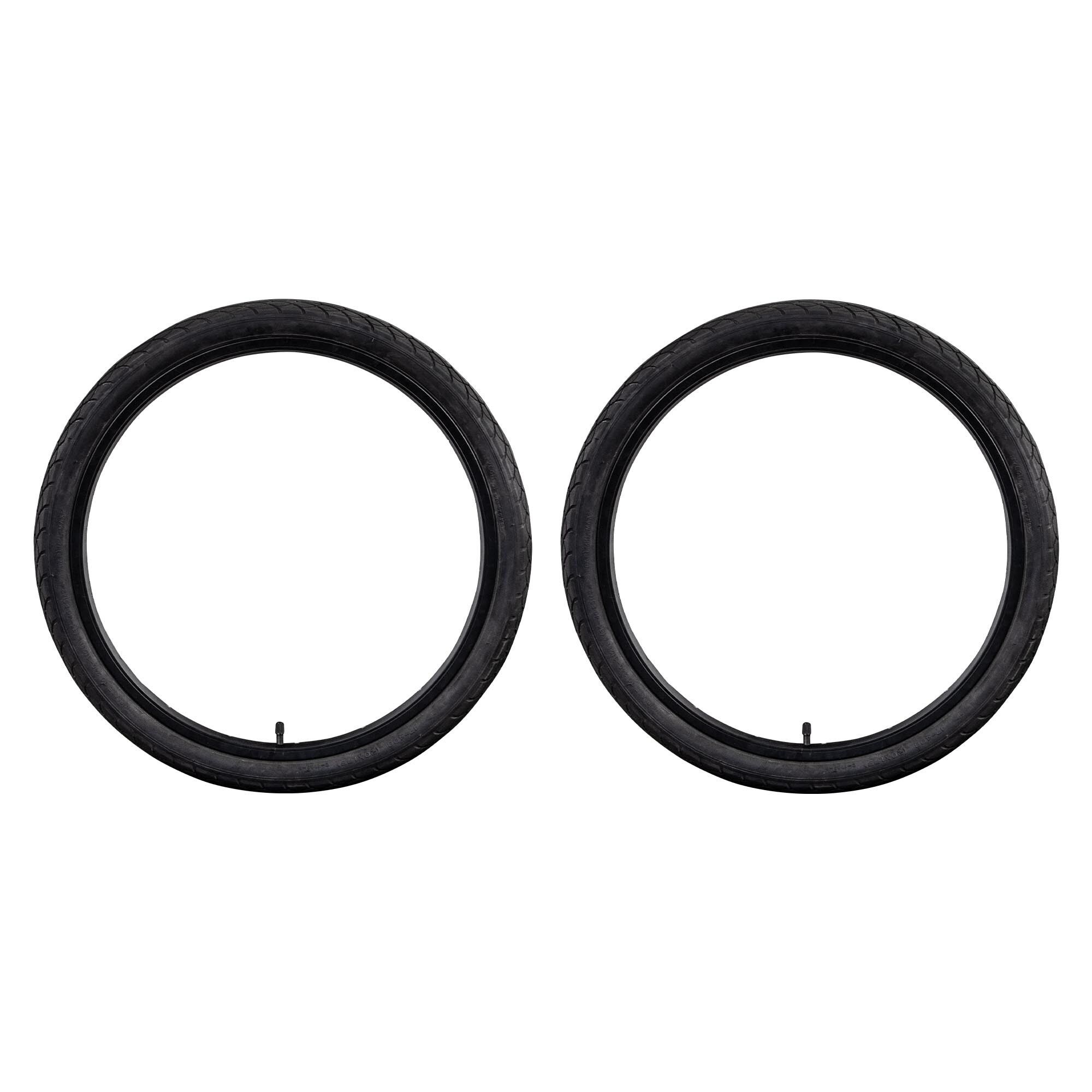 CST Fahrradreifen mit Stra&szlig;enprofil City Kinderrad 2 Reifen 20 x 1,75" schwarz 