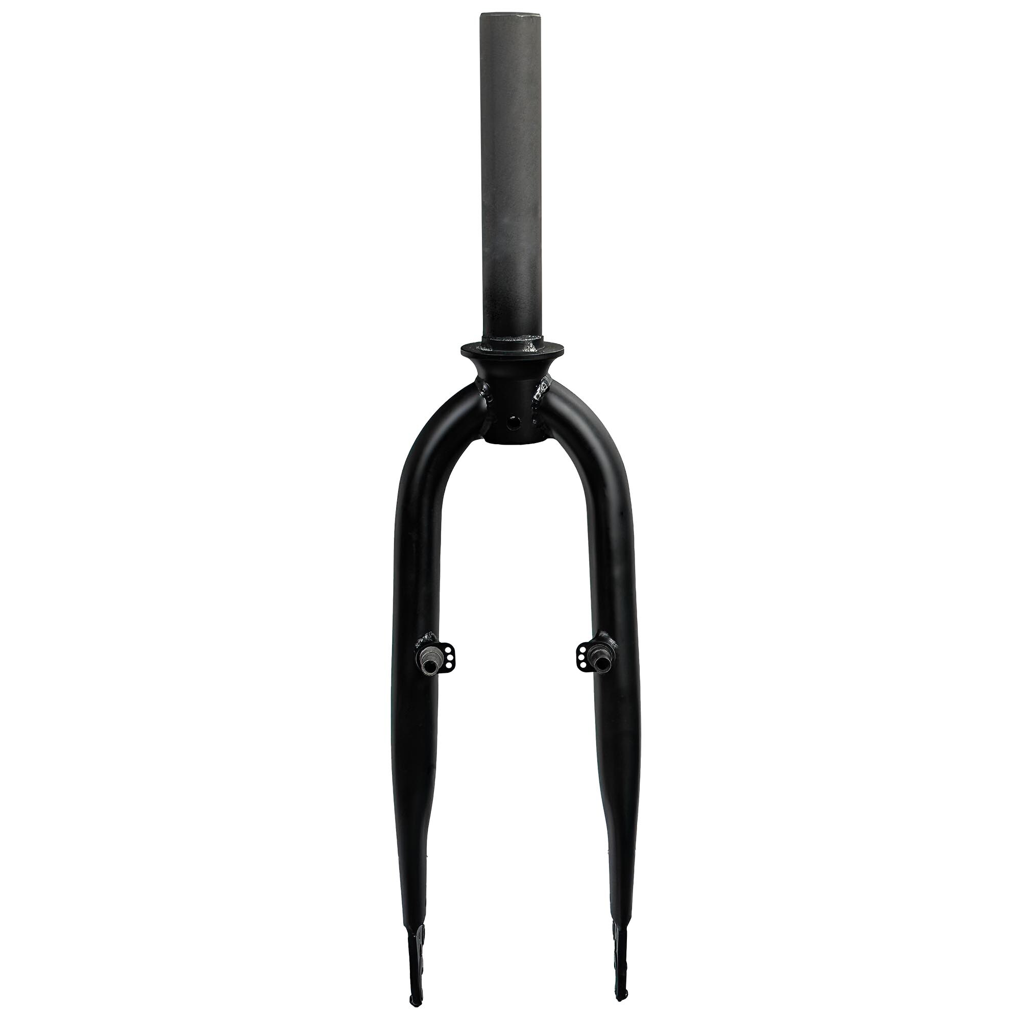 Z&uuml;ndapp Z101 Fahrradgabel Fahrrad Starrgabel 1 1/8 Zoll ohne Gewinde f&uuml;r 20 Zoll Faltrad Elektrofahrrad schwarz matt 