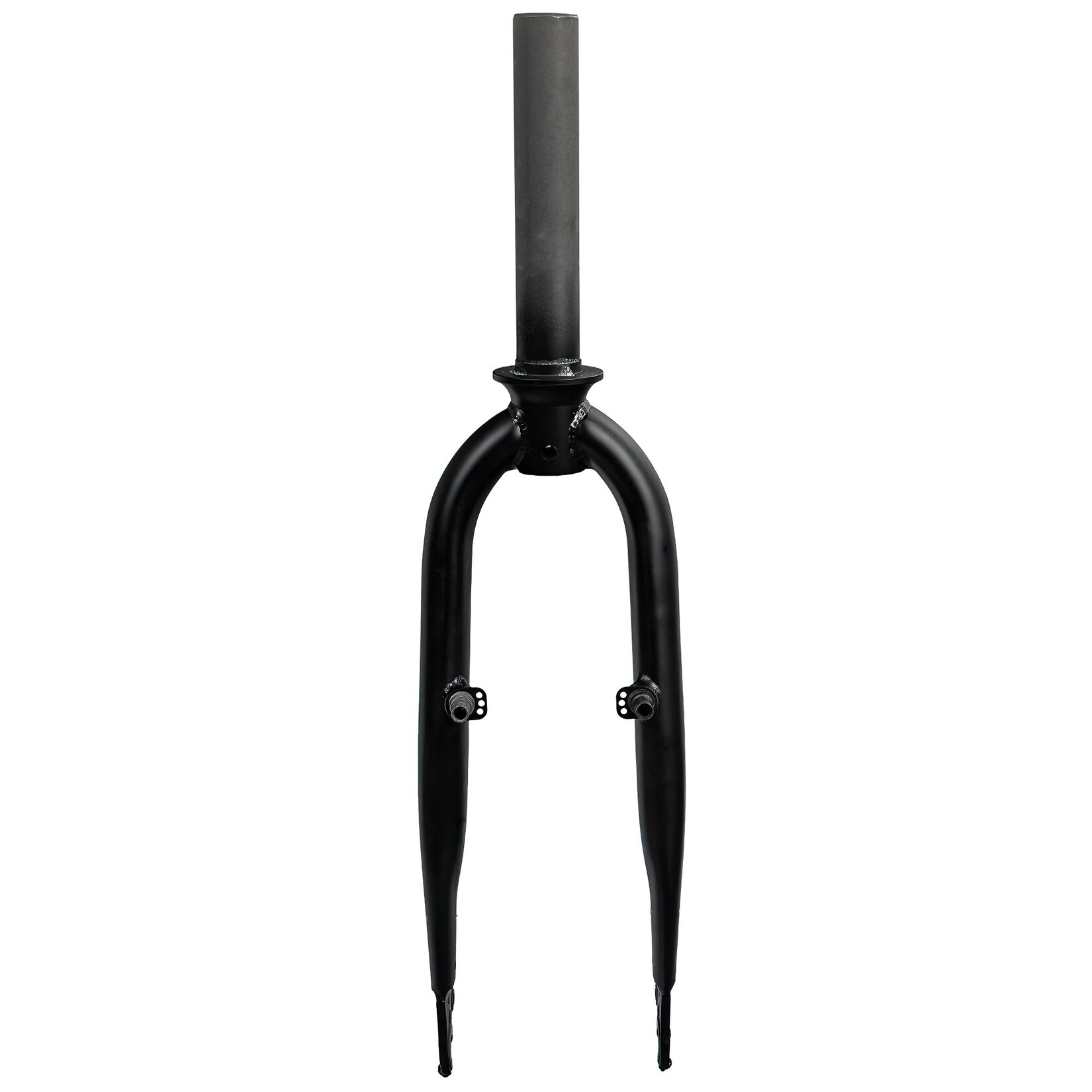 Z101 Fahrradgabel Fahrrad Starrgabel 1 1/8 Zoll ohne Gewinde für 20 Zoll Faltrad Elektrofahrrad schwarz matt
