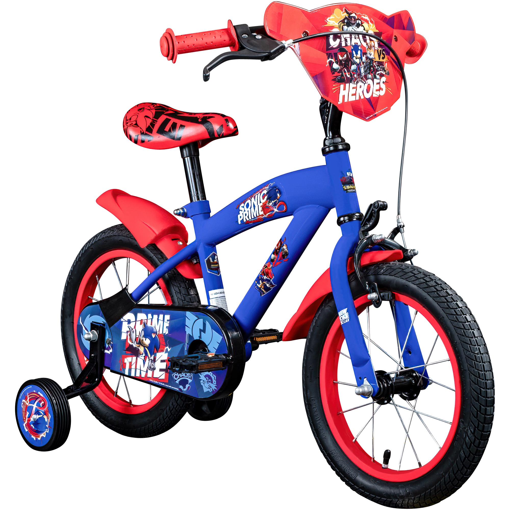 Volare Sonic Kinderfahrrad 14 Zoll Jungen M&auml;dchen 100 - 115 cm Fahrrad ab ca. 3,5 Jahre mit St&uuml;tzr&auml;der und R&uuml;cktrittbremse 
