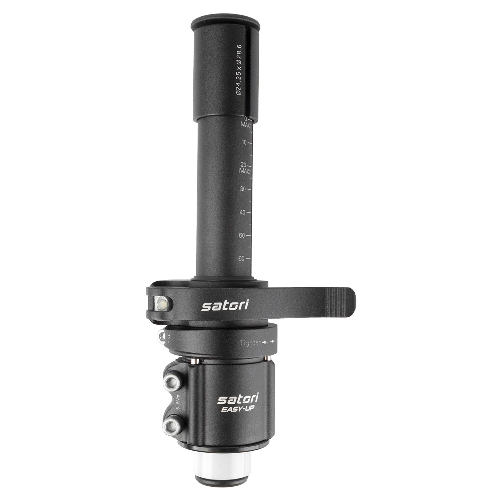 Satori Easy Up Vorbau Erh&ouml;hung  E Bike Fahrrad Vorbauerh&ouml;hung mit Schnellspanner verstellbar Lenkererh&ouml;hung 