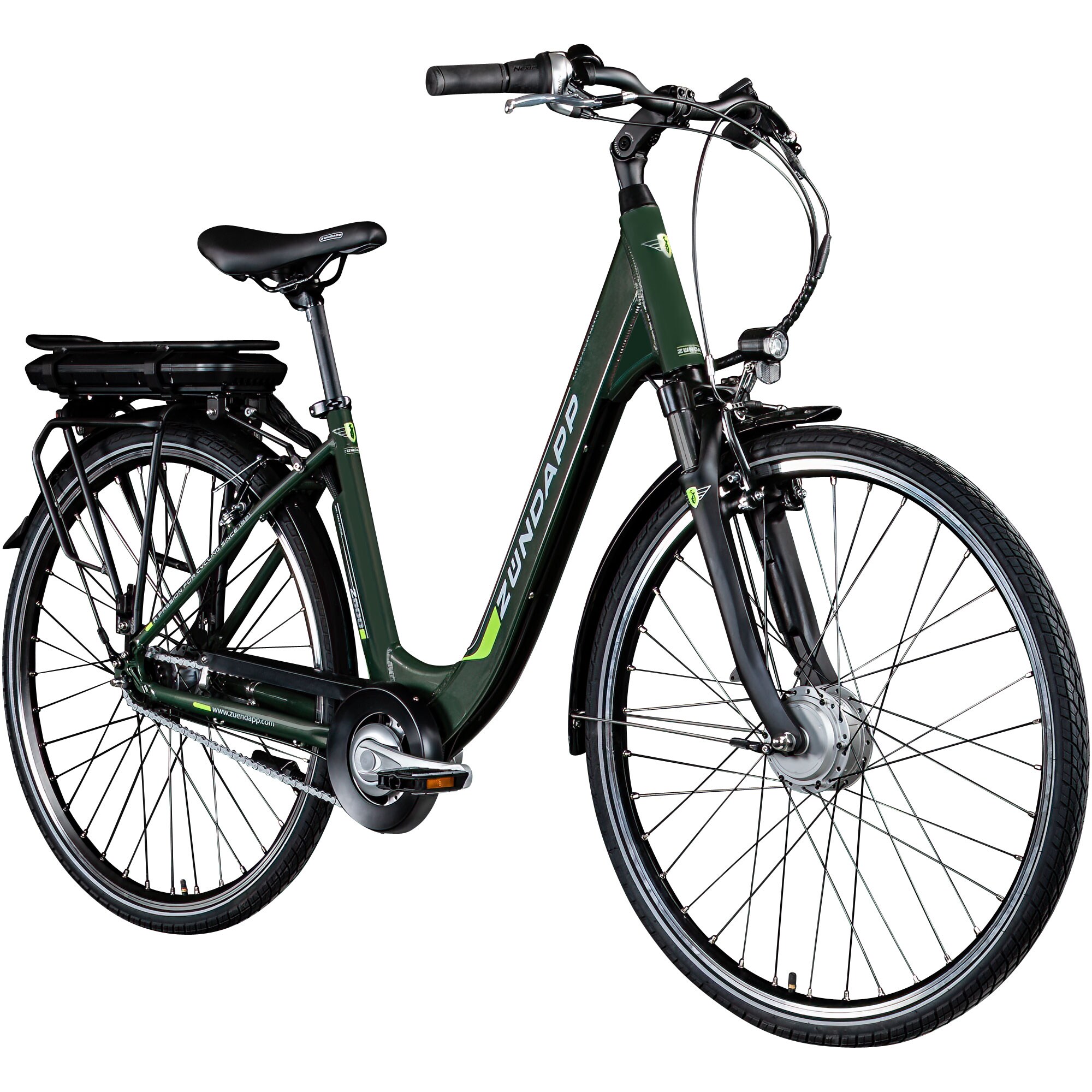 Z&uuml;ndapp Z600 City E Bike Damen 28 Zoll Elektrofahrrad 7 Gang Nabenschaltung 150 - 165 cm Elektro Damenfahrrad khaki 