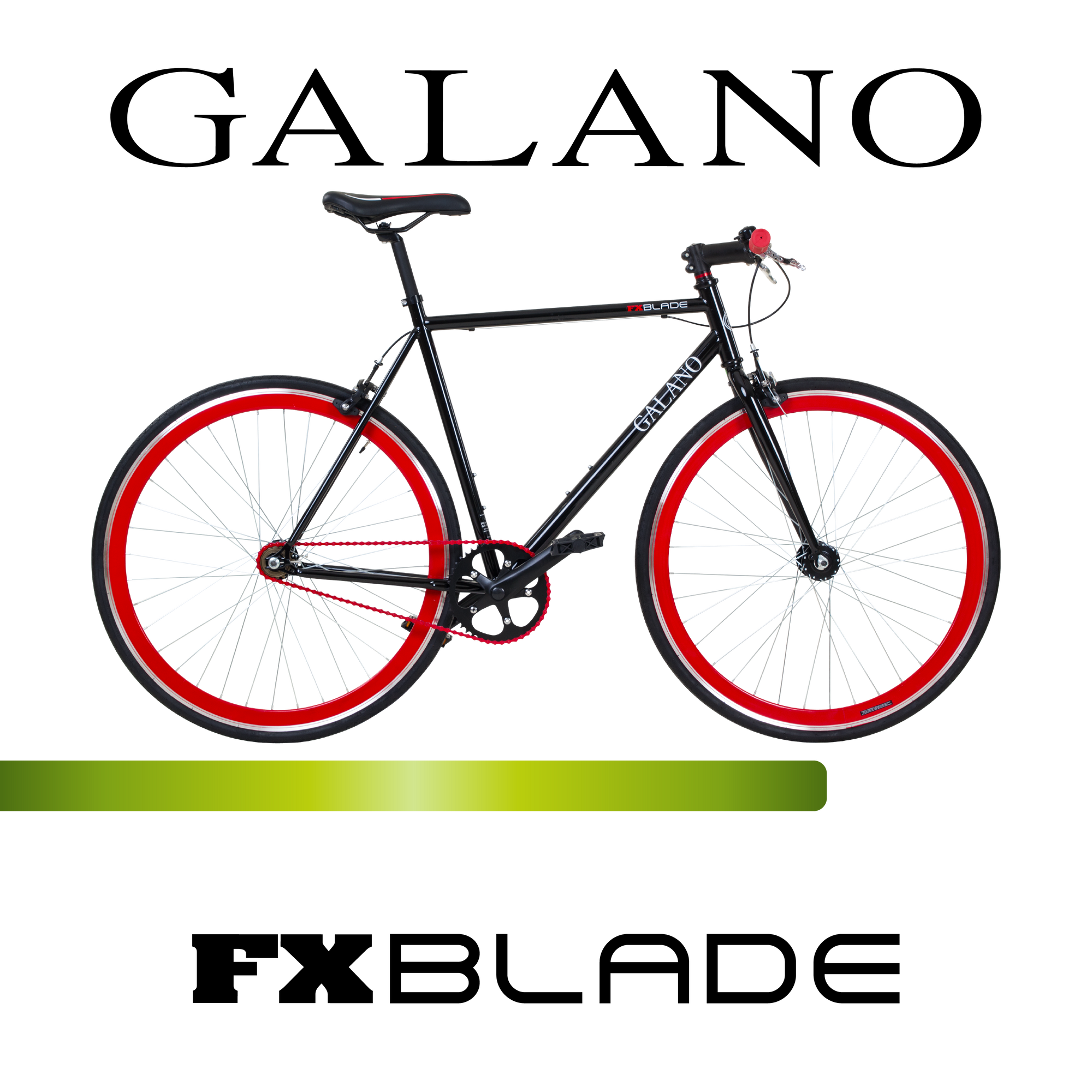 Fixie Inc Galano Fixie Laufradsatz 700c Singlespeed Fixed Gear