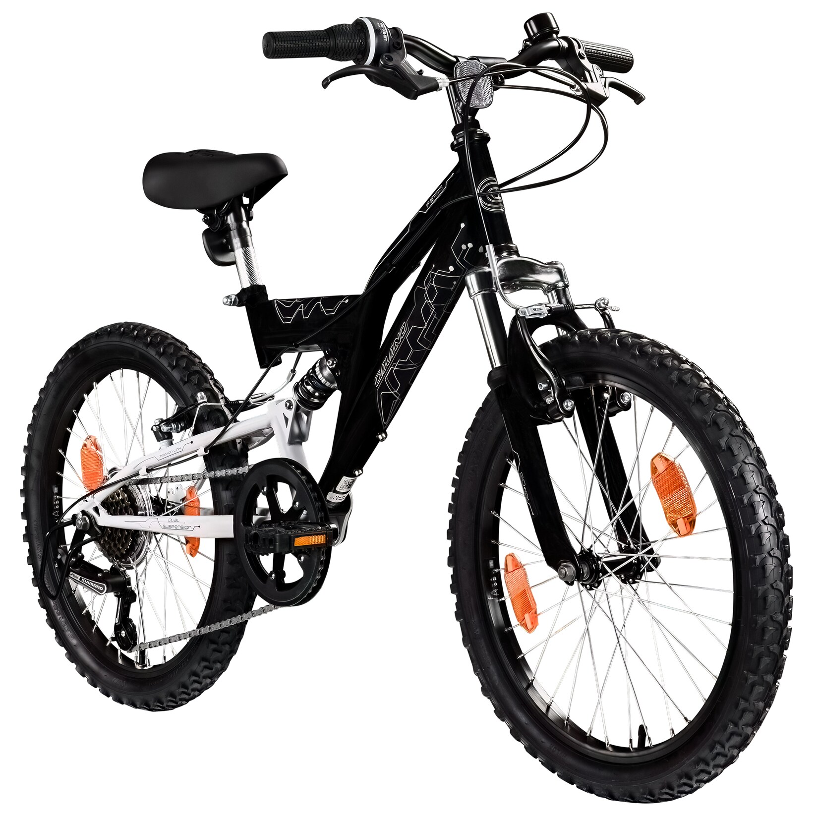 FS180 Kinderfahrrad 20 Zoll ab 6 Jahre 120-135 cm Mädchen Jungen Fahrrad änge