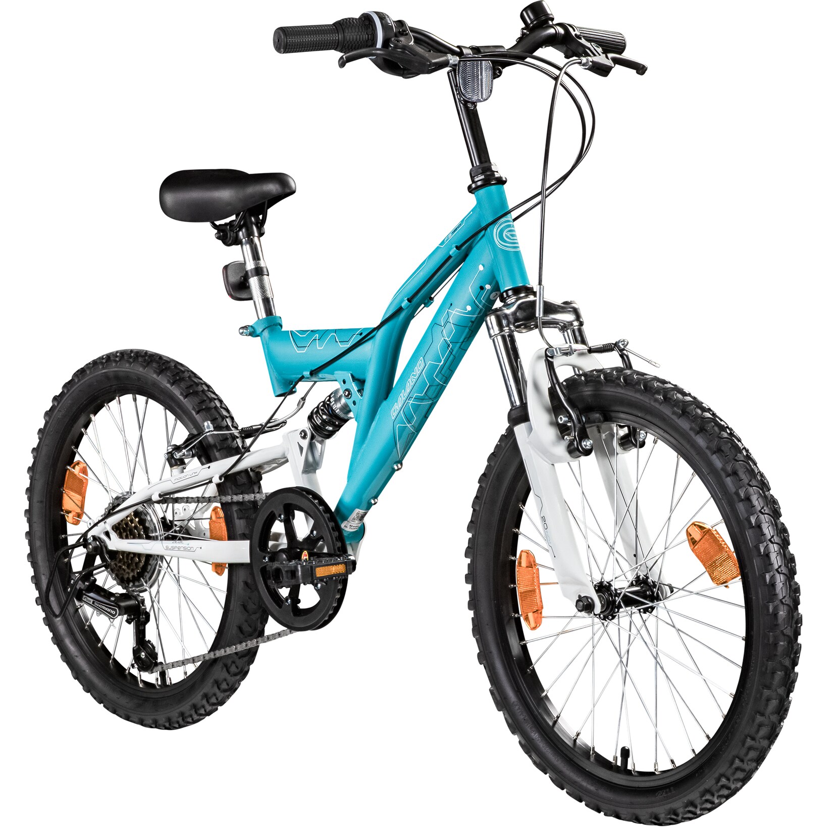 FS180 Kinderfahrrad 20 Zoll ab 6 Jahre 120-135 cm Mädchen Jungen Fahrrad änge