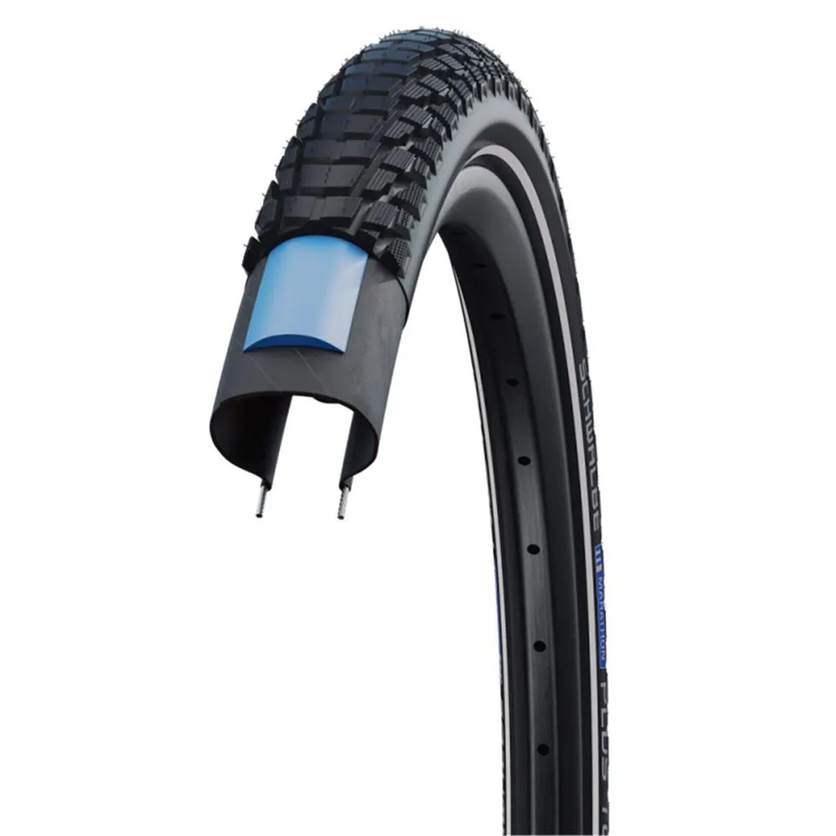 Marathon Plus Tour 28 Zoll Einzelpack ohne Schlauch schwarz Reflex 1 Reifen 28" x 1,75" schwarz Reflex