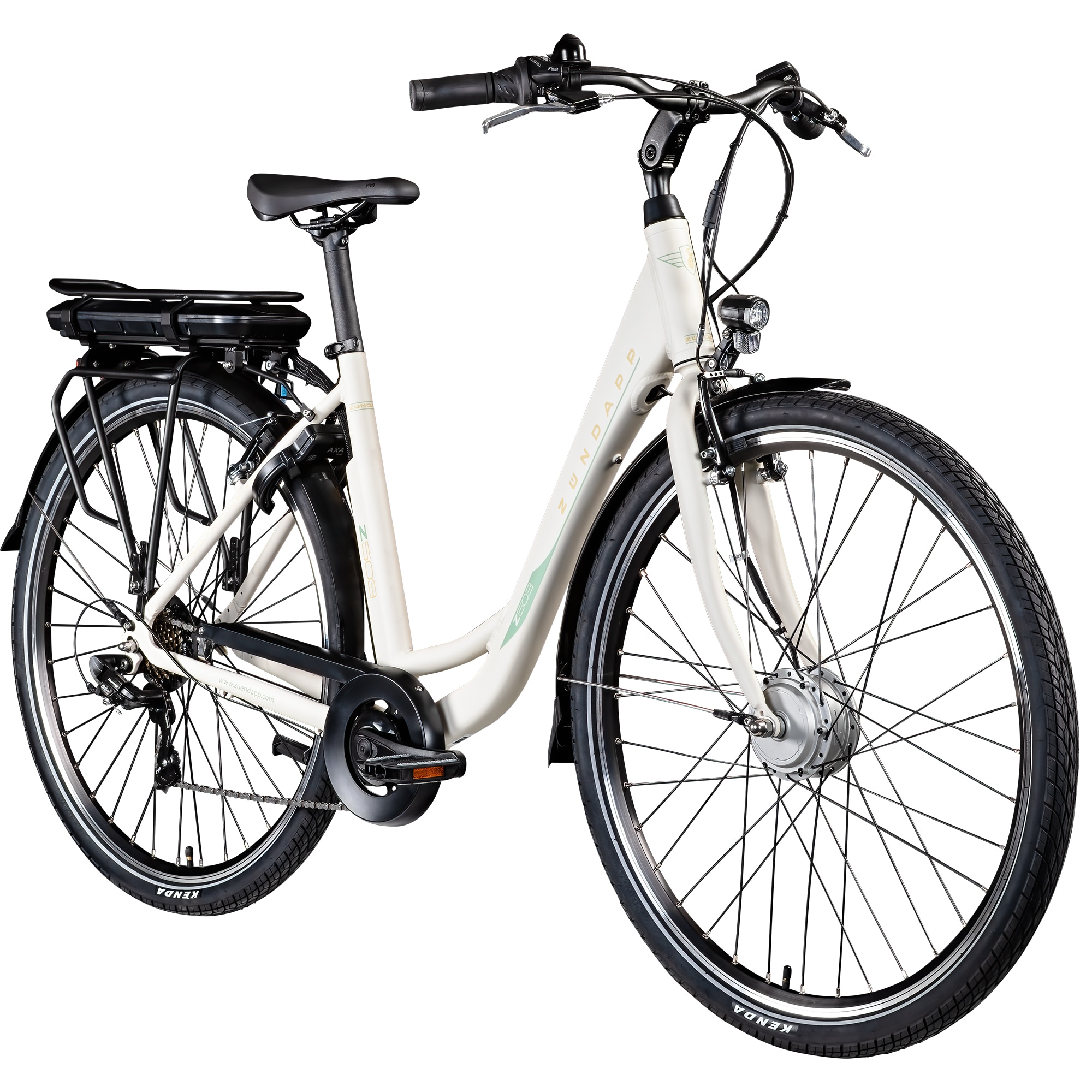 Z&uuml;ndapp Z503 E Bike Damen 26 Zoll Elektrofahrrad 155 - 175 cm Pedelec 7 Gang E Fahrrad 522 Wh bis 130 km Damenfahrrad Stadtrad 