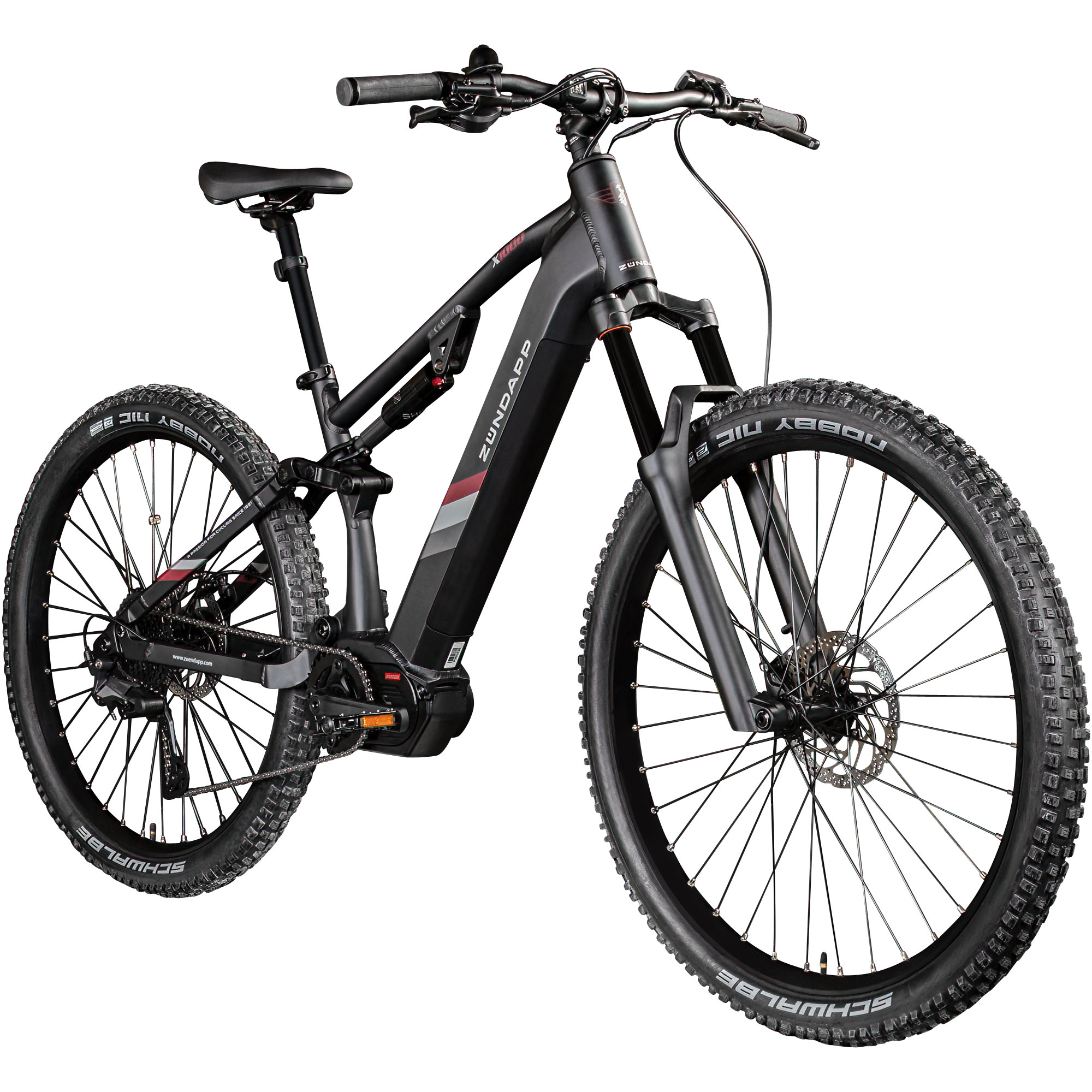 Z&uuml;ndapp X1000 E Bike Mountainbike Fully 29 Zoll schwarz 